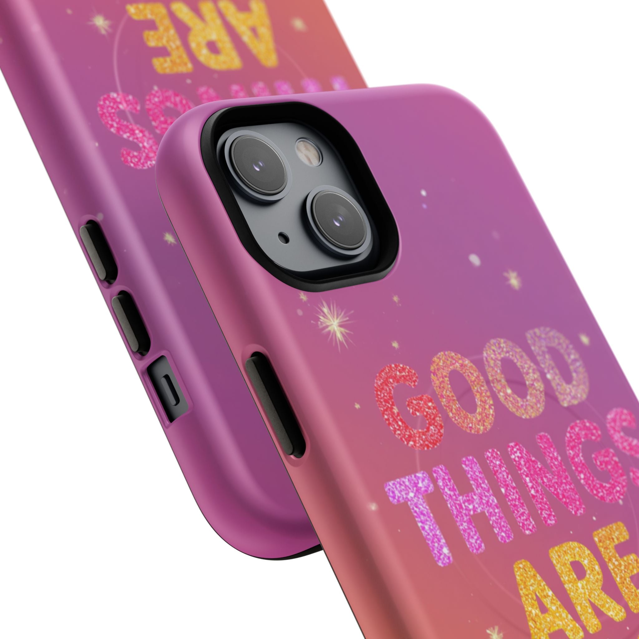 Phone Case — “Good Things Are Coming” Motivational Tough Magnetic Phone Case