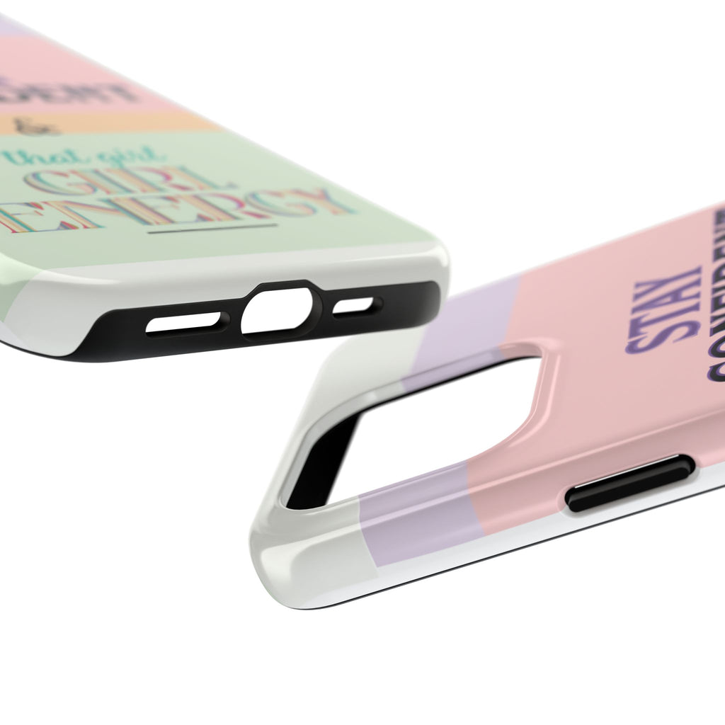 Stay Confident Tough Phone Case — That Girl / Girl Energy Pastel Protective Cover
