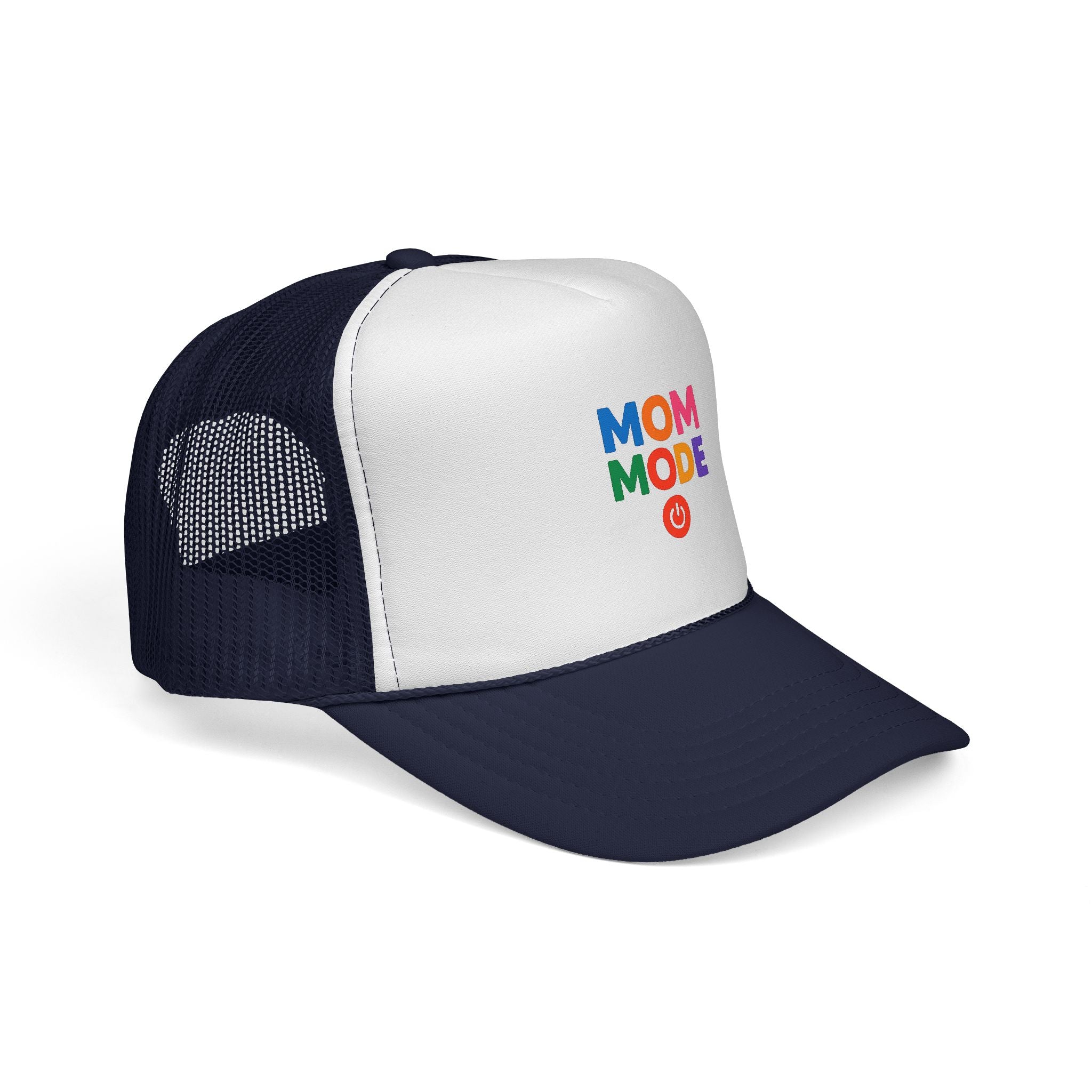 Mom Mode Trucker Cap — Colorful Playful Mom Hat