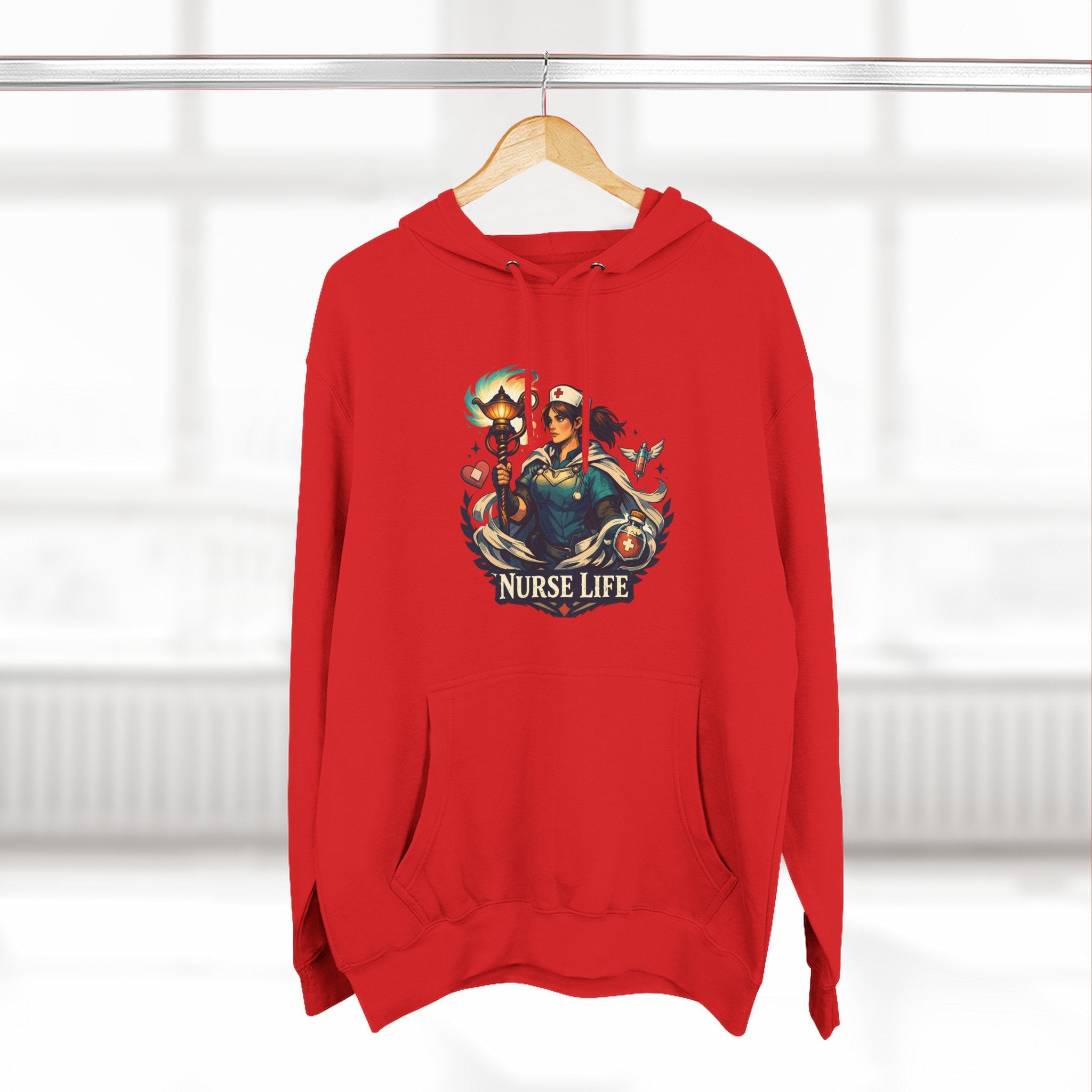 Nurse Life Rainbow Hoodie