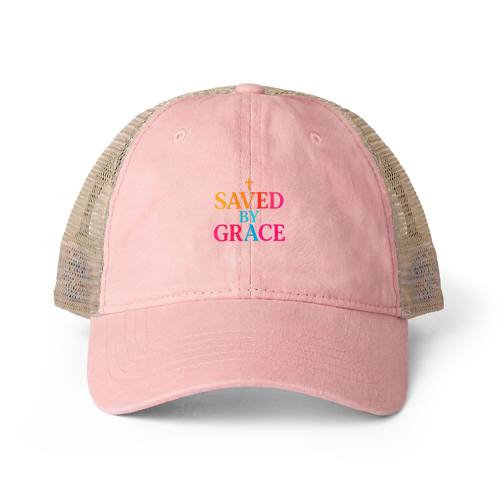 Women's Washed Mesh-Back Cap
