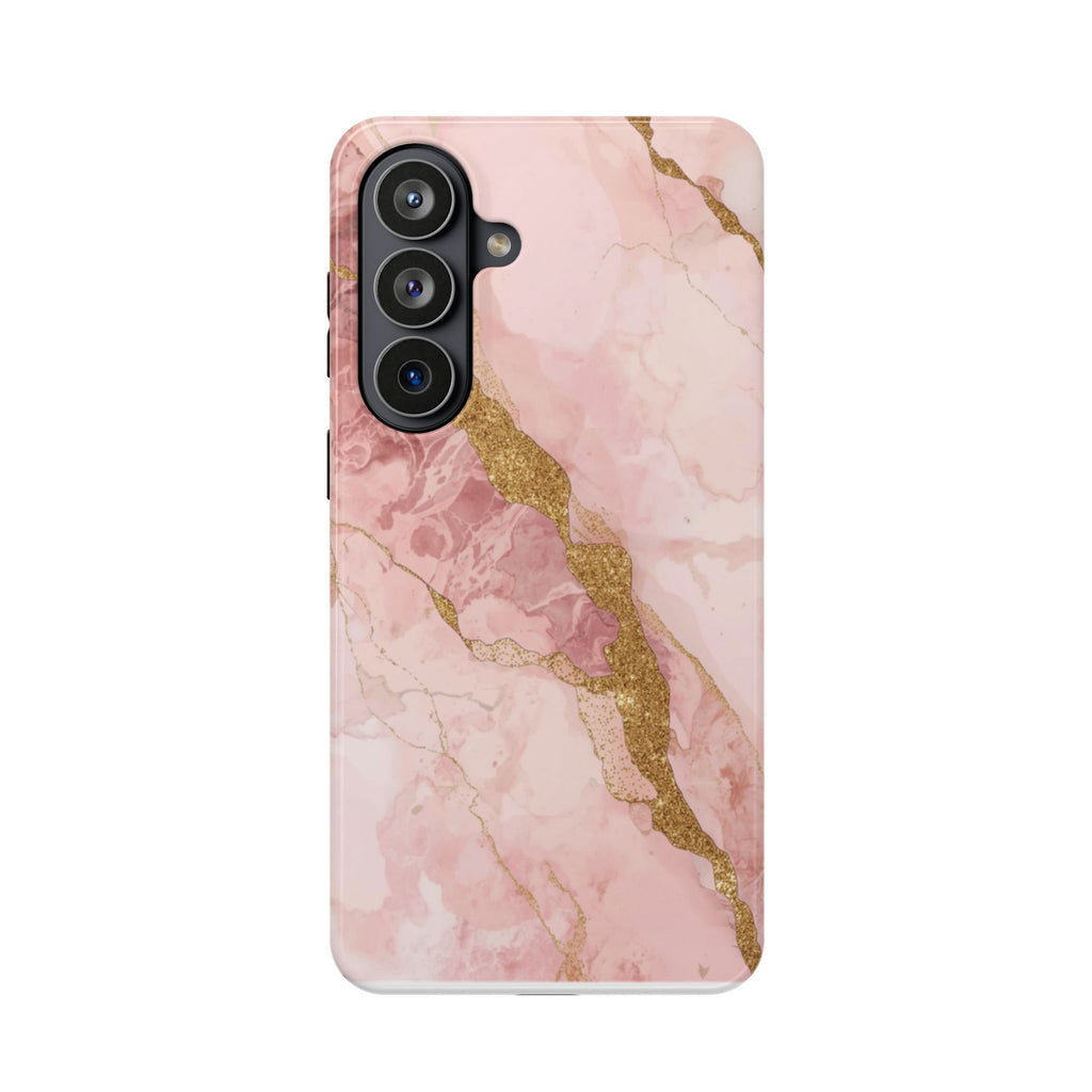 Pink Marble Magnetic Impact-Resistant Phone Case