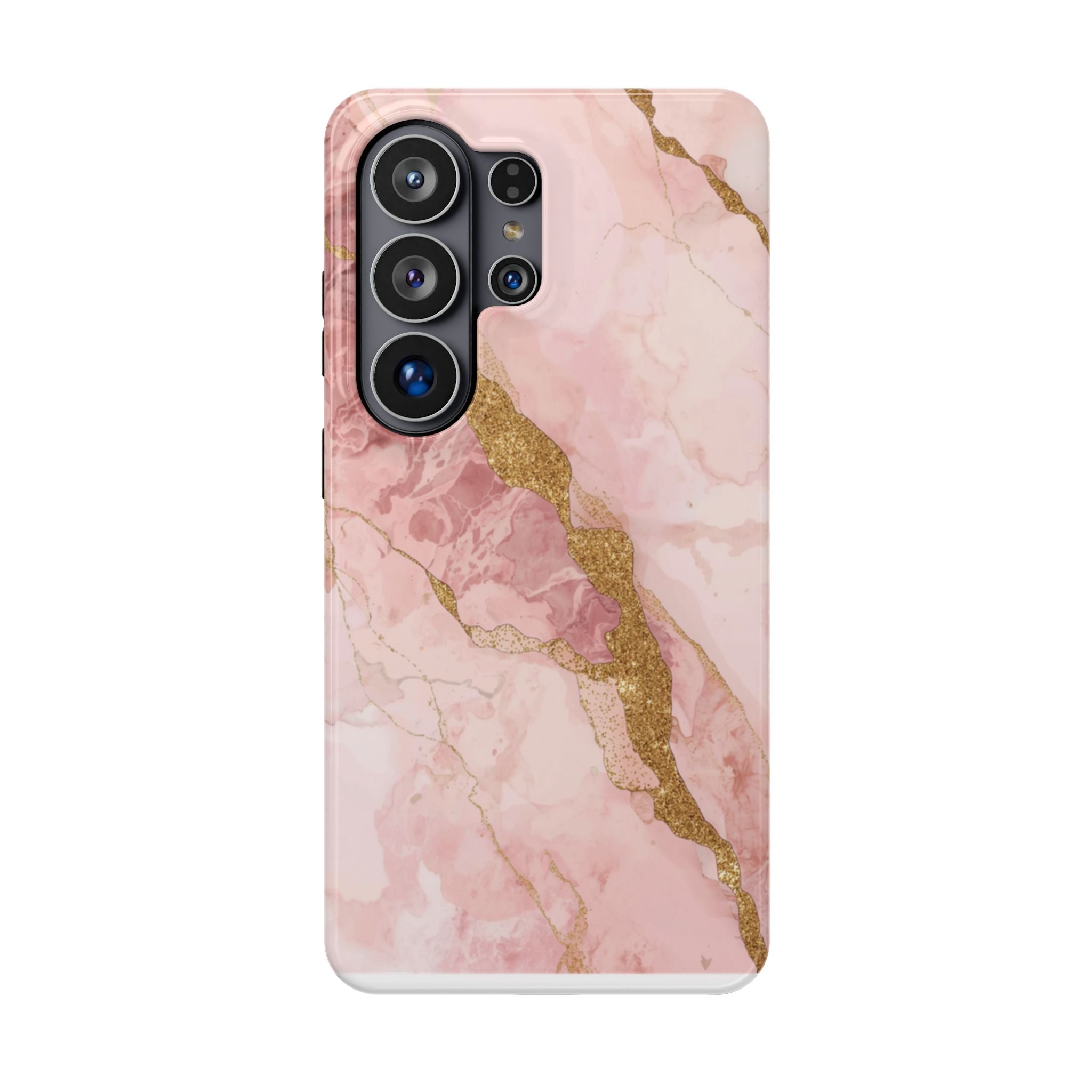 Pink Marble Magnetic Impact-Resistant Phone Case