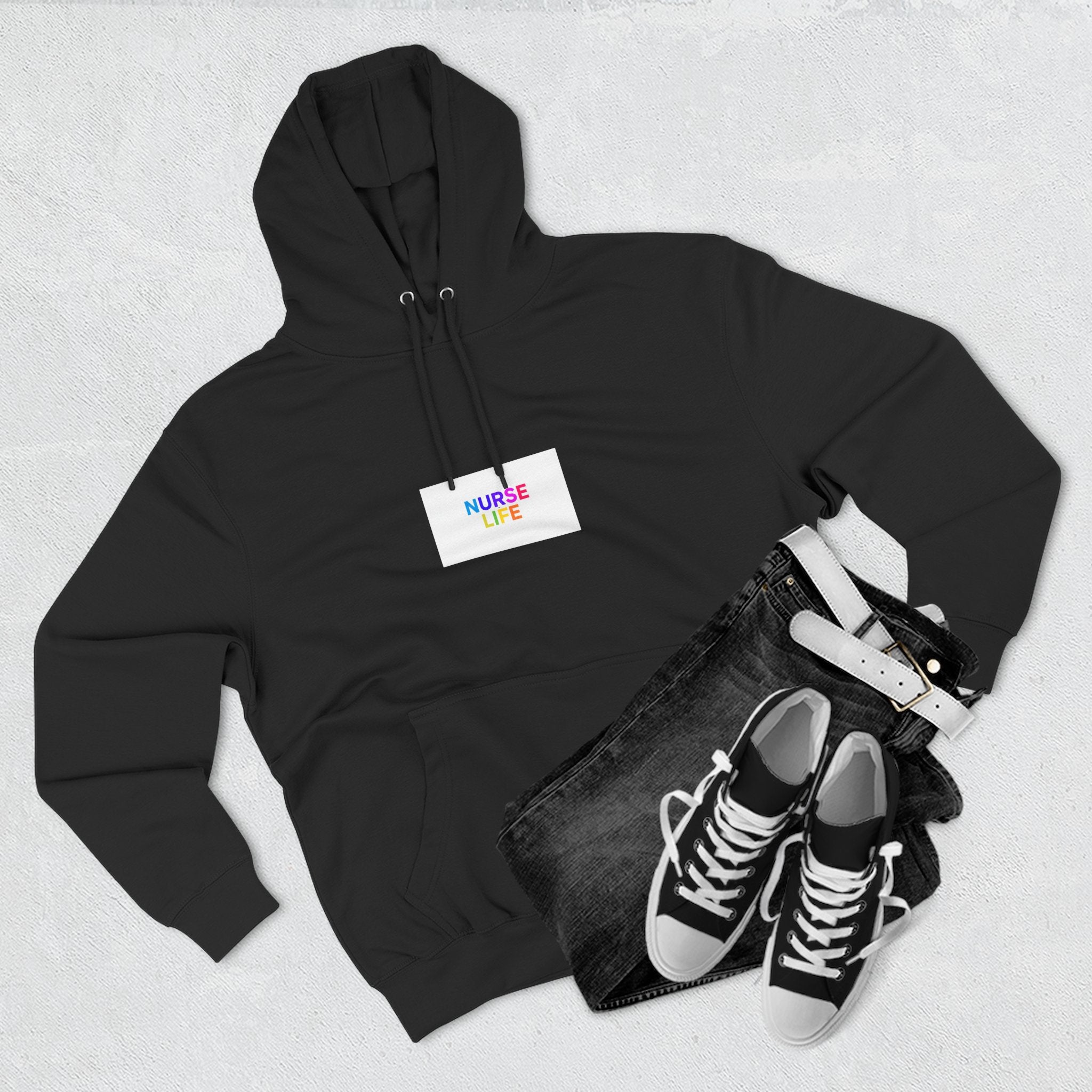 Nurse Life Rainbow Hoodie