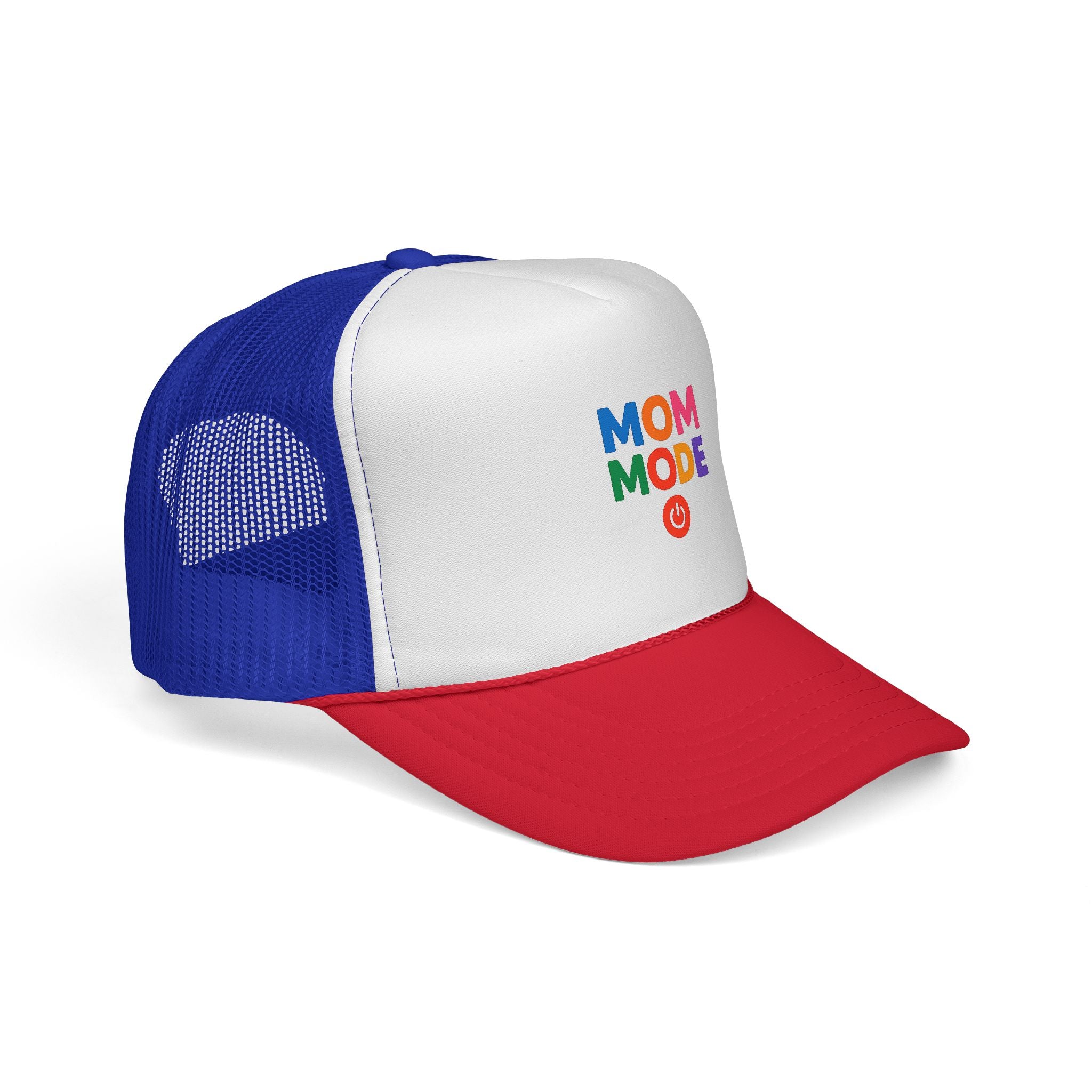 Mom Mode Trucker Cap — Colorful Playful Mom Hat