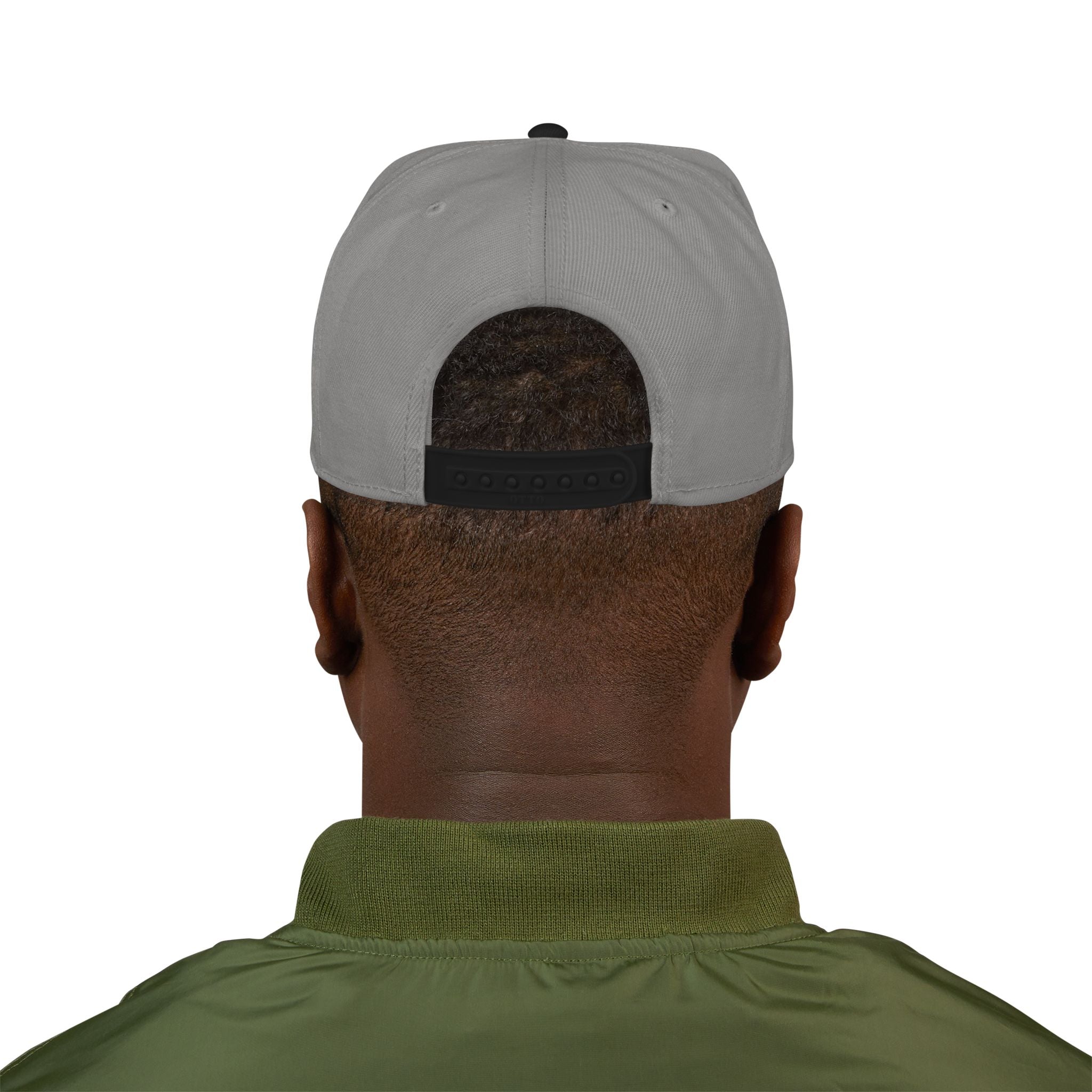 Embroidered Minimal Flag Snapback Hat