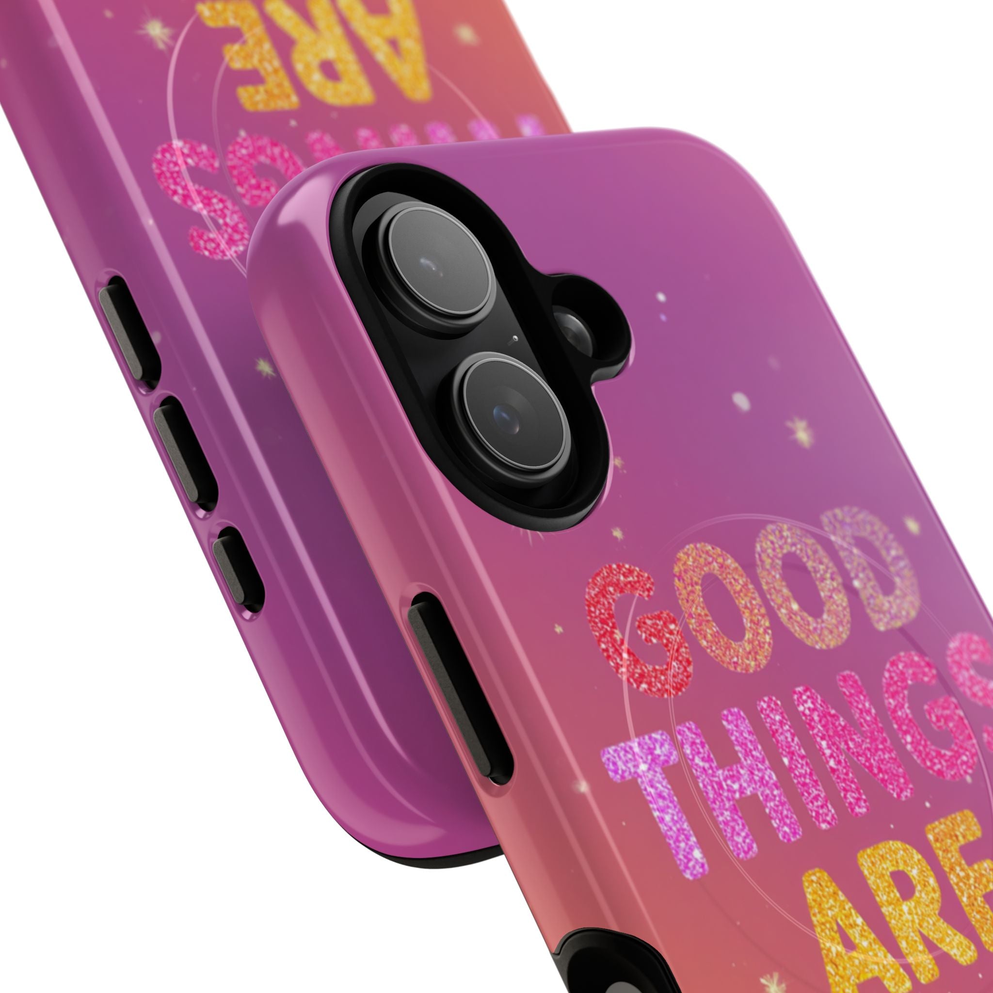 Phone Case — “Good Things Are Coming” Motivational Tough Magnetic Phone Case