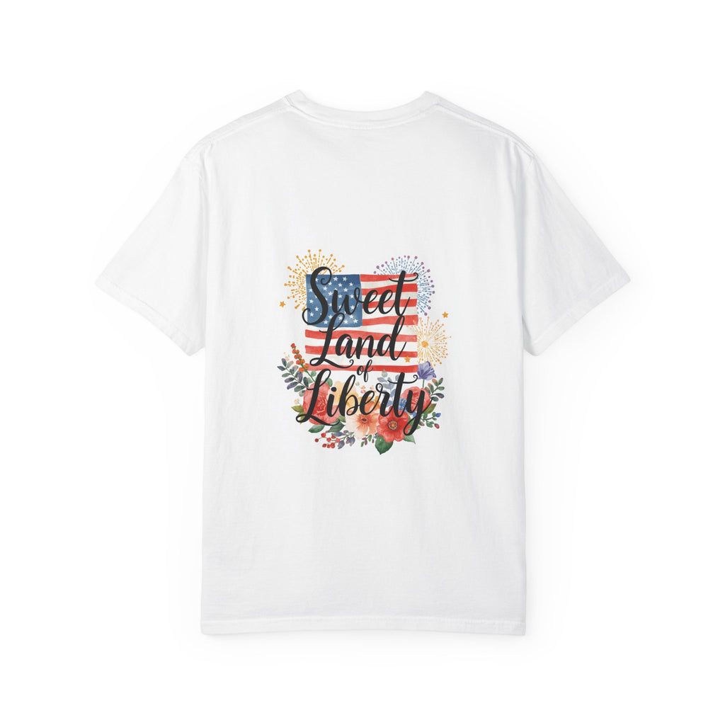 Sweet Land of Liberty T-Shirt — Patriotic 4th of July American Flag Tee
