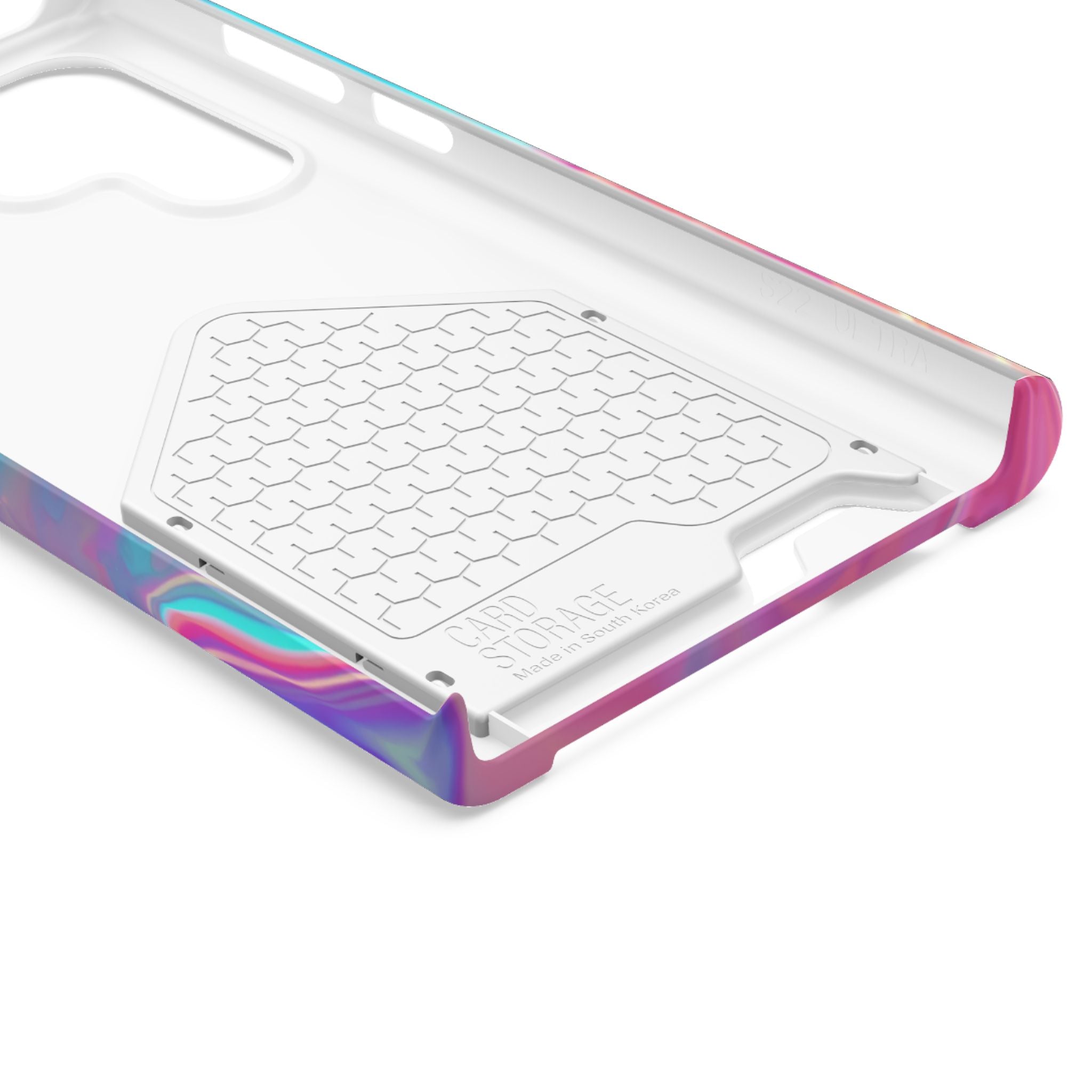 Pretty, Powerful and Paid Phone Card Case — Iridescent Cardholder Phone Case