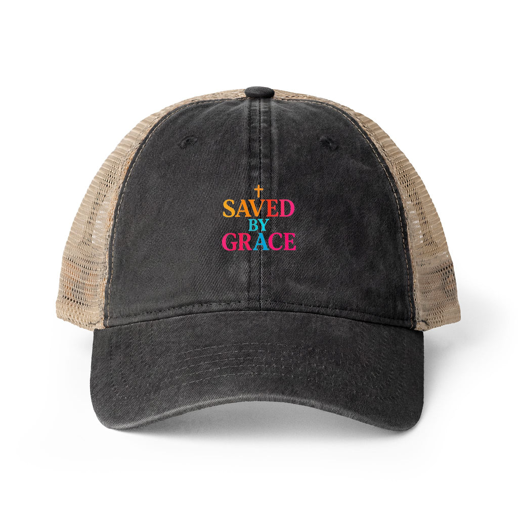 Women's Washed Mesh-Back Cap