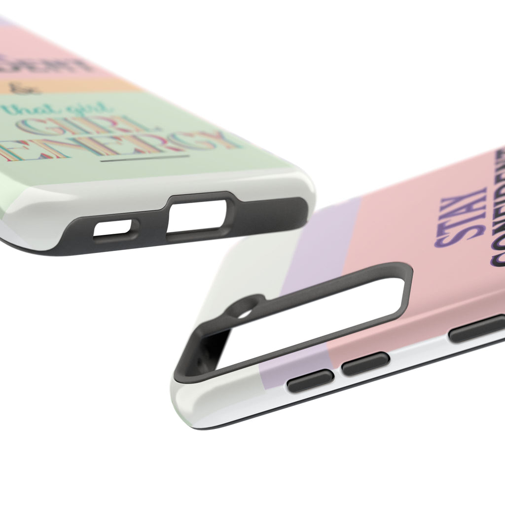 Stay Confident Tough Phone Case — That Girl / Girl Energy Pastel Protective Cover