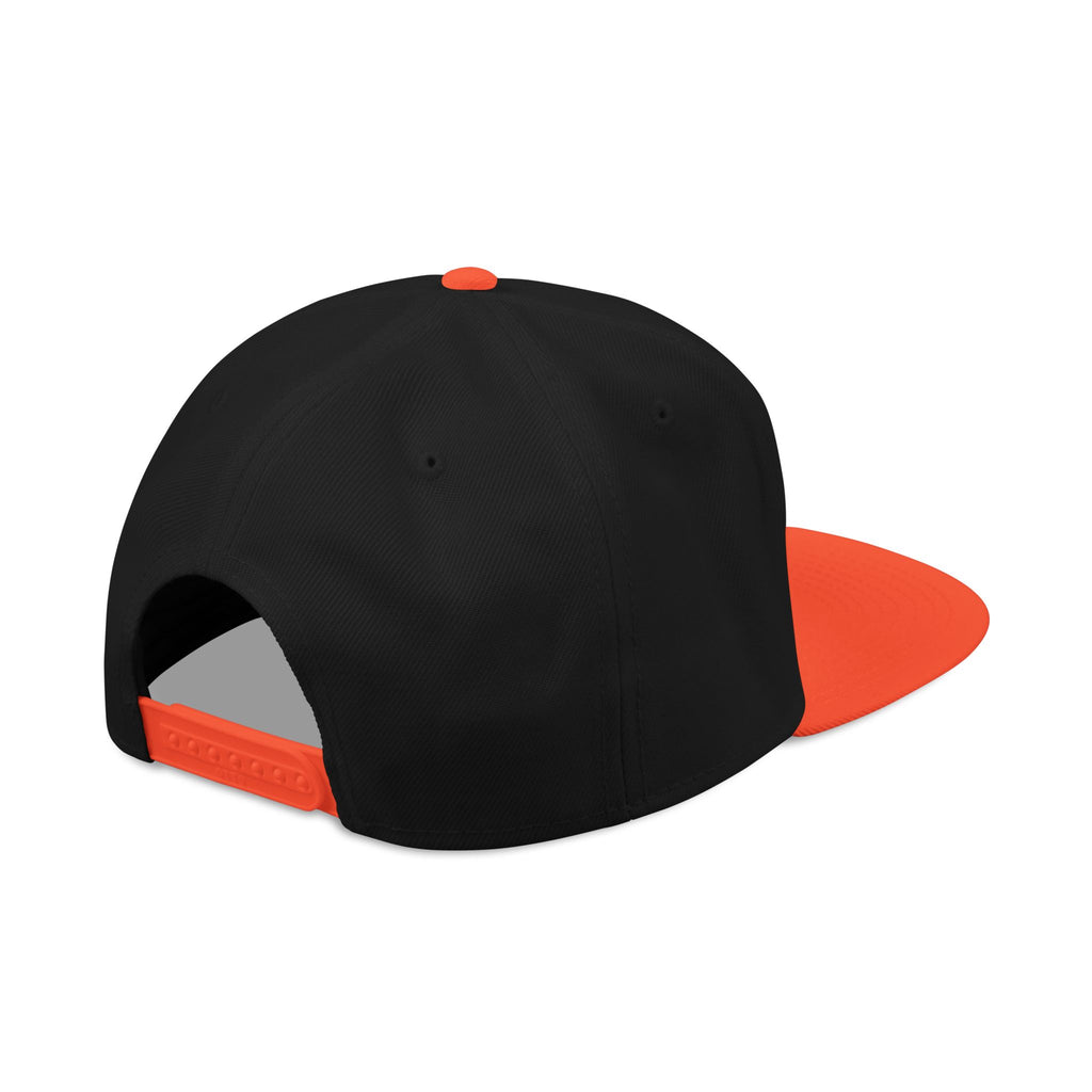 Embroidered Minimal Flag Snapback Hat