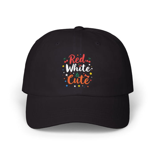 Dad Cap — "Freedom Looks On Us" Patriotic American Flag Baseball Hat
