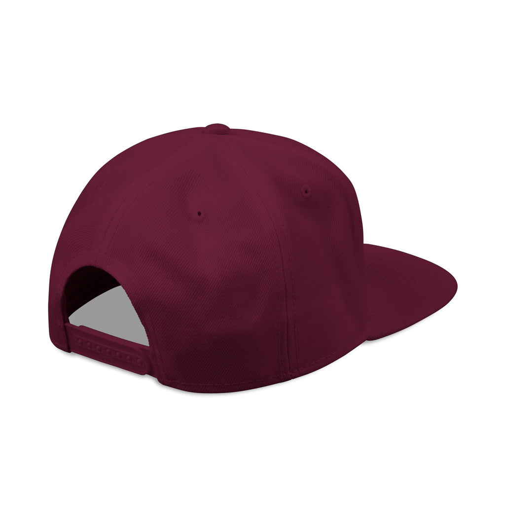 Embroidered Minimal Flag Snapback Hat