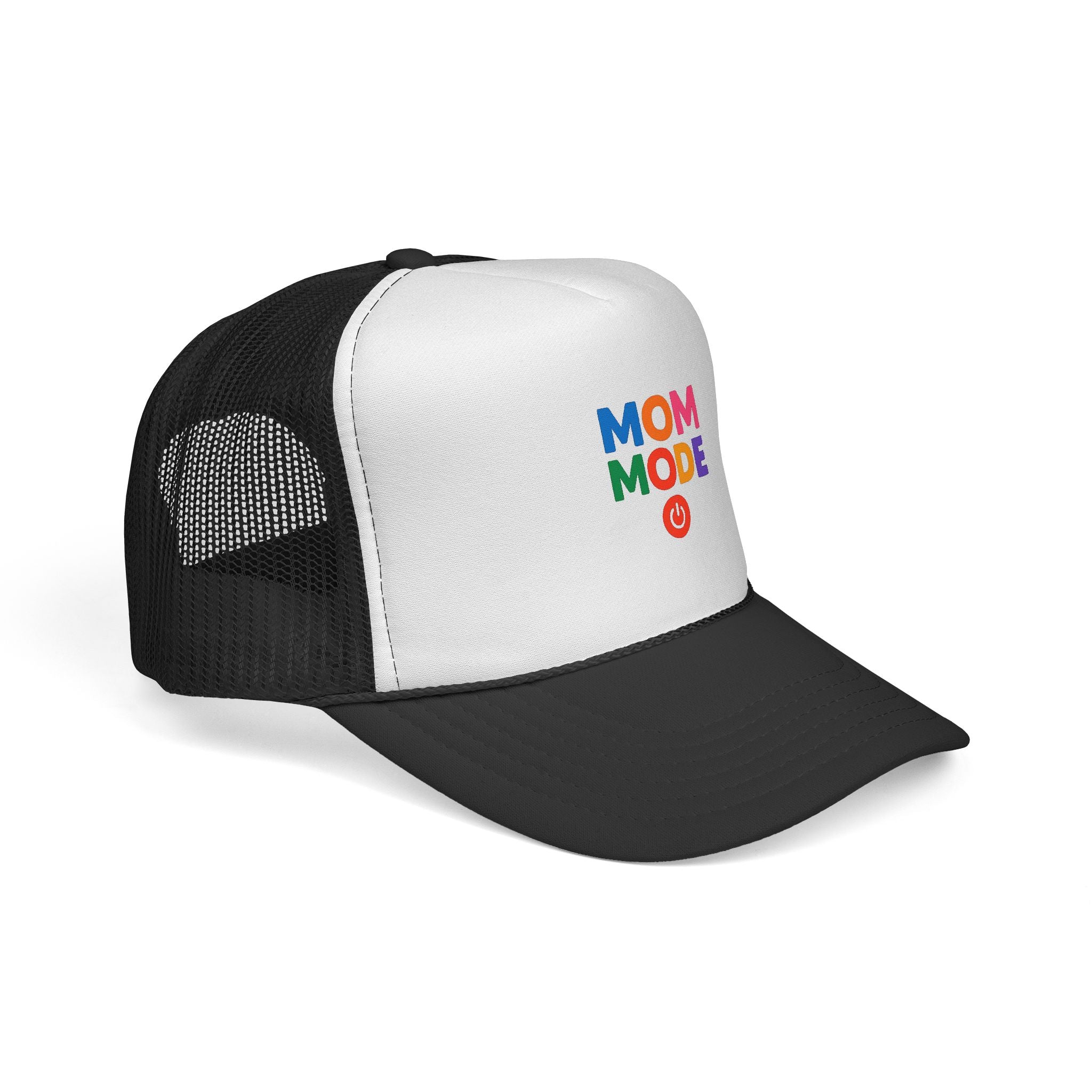 Mom Mode Trucker Cap — Colorful Playful Mom Hat