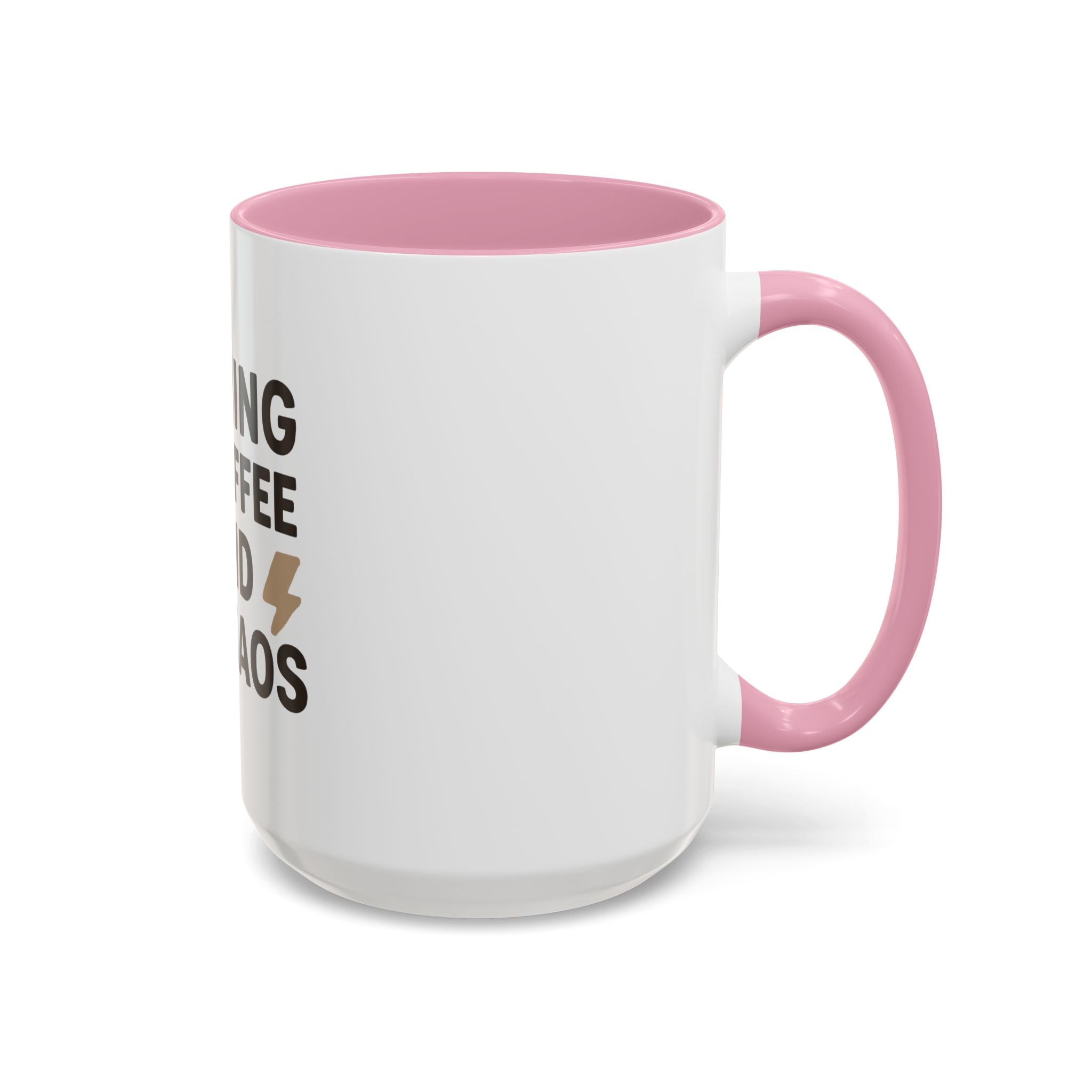 Running on Coffee and Chaos Mug (11oz/15oz) — Funny Coffee Cup for Busy Moms & Professionals