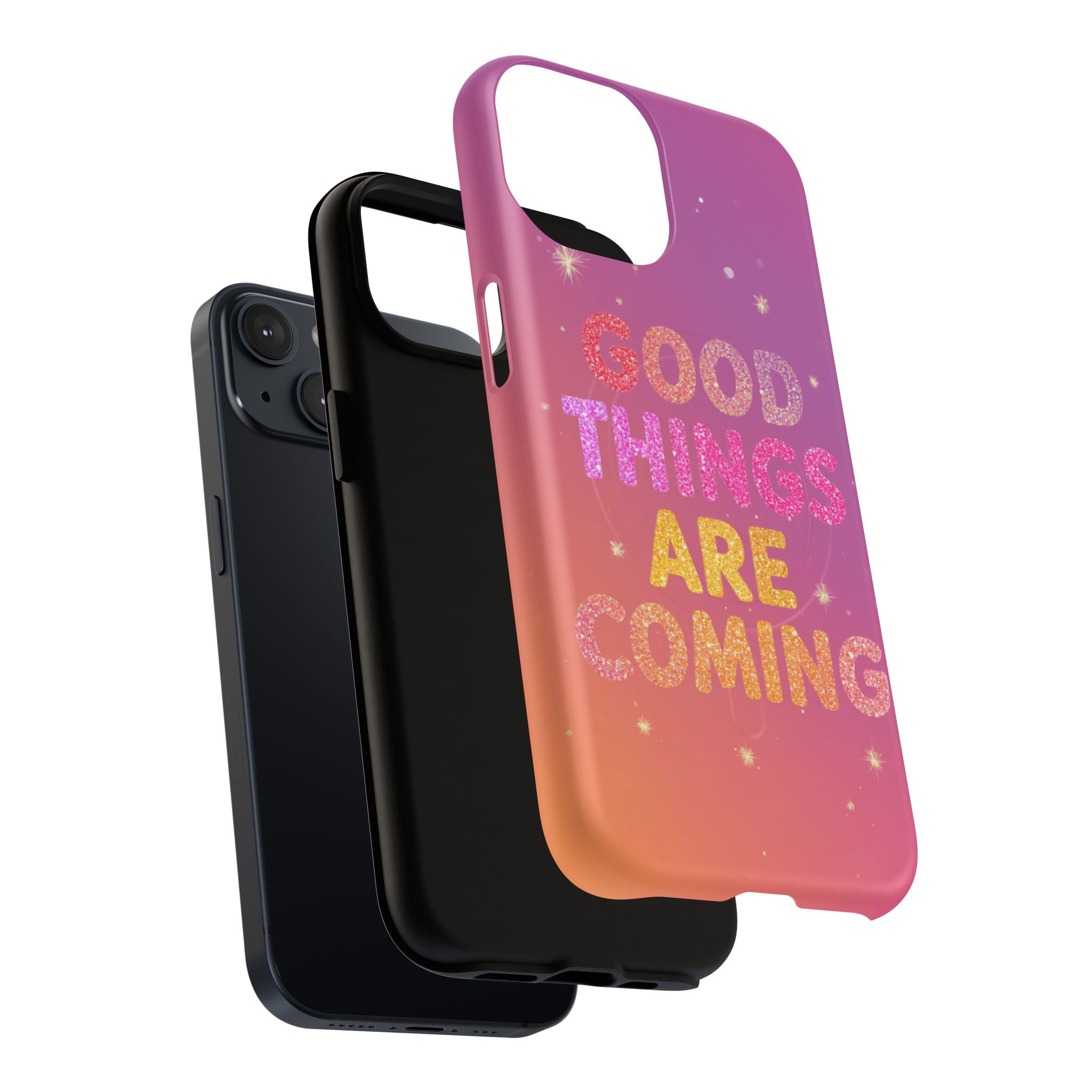 Phone Case — “Good Things Are Coming” Motivational Tough Magnetic Phone Case