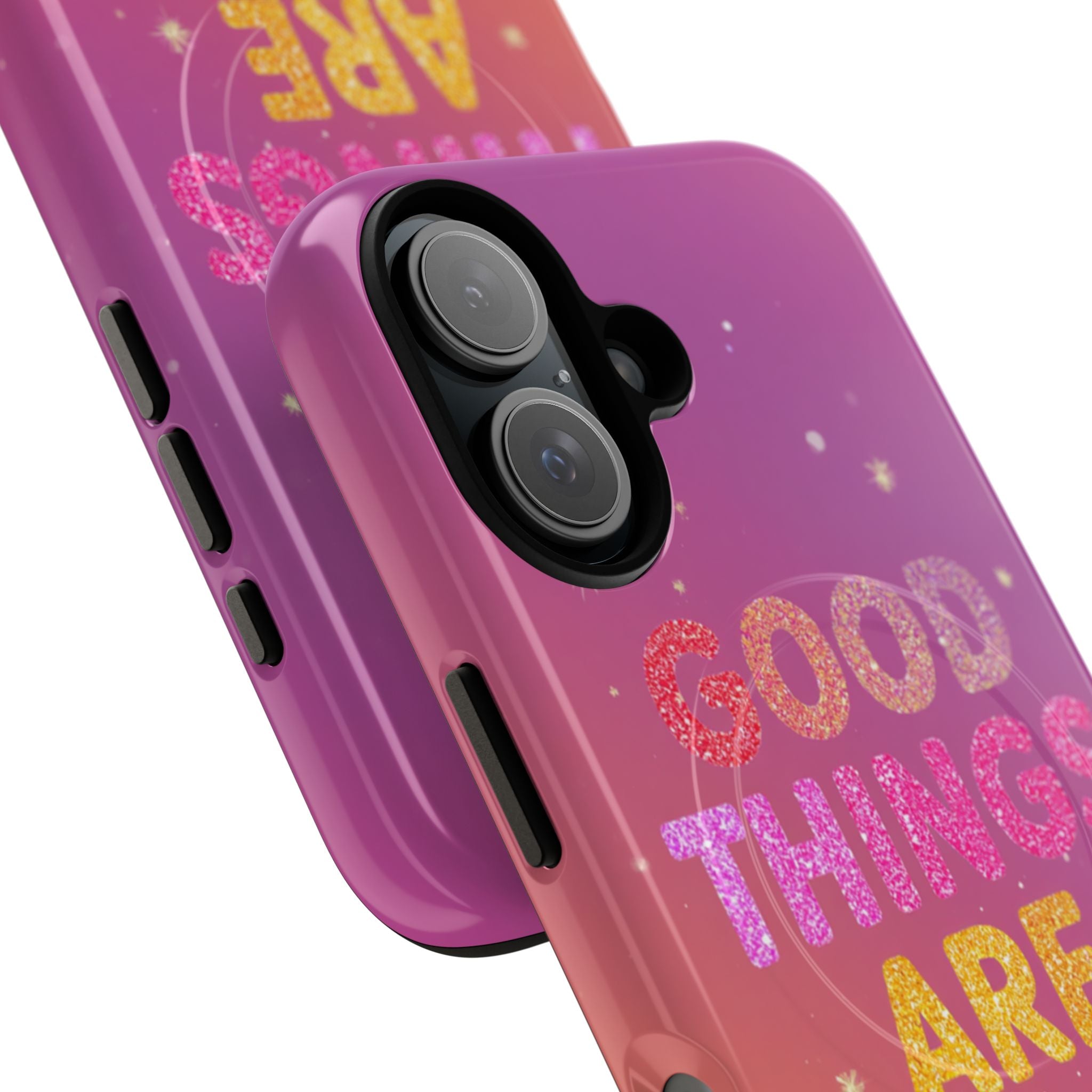 Phone Case — “Good Things Are Coming” Motivational Tough Magnetic Phone Case