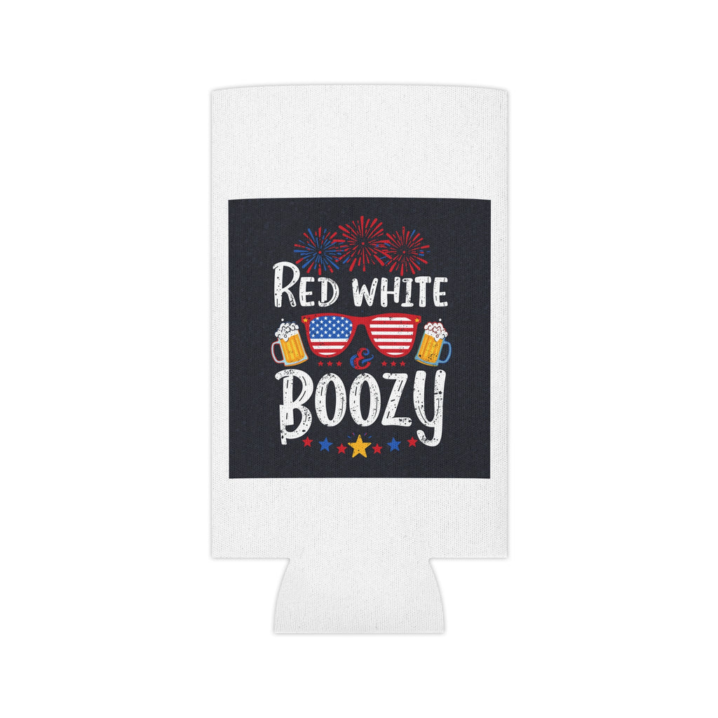 Party Like 1776 Can Cooler – Patriotic 4th of July Beer Koozie
