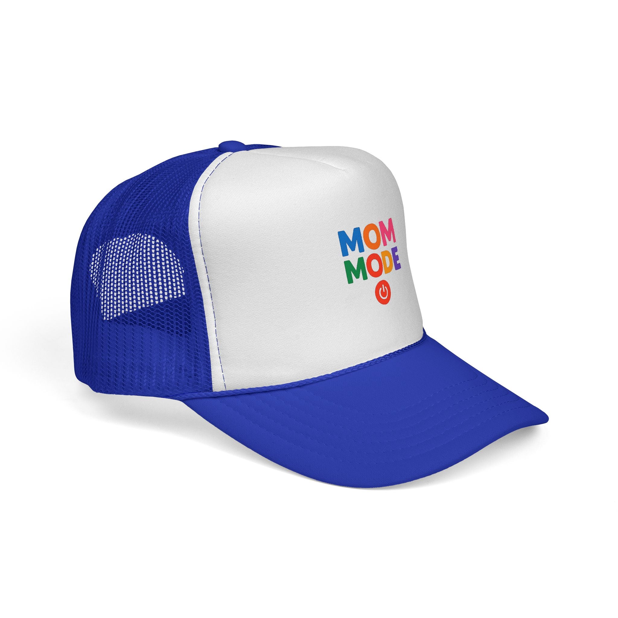 Mom Mode Trucker Cap — Colorful Playful Mom Hat