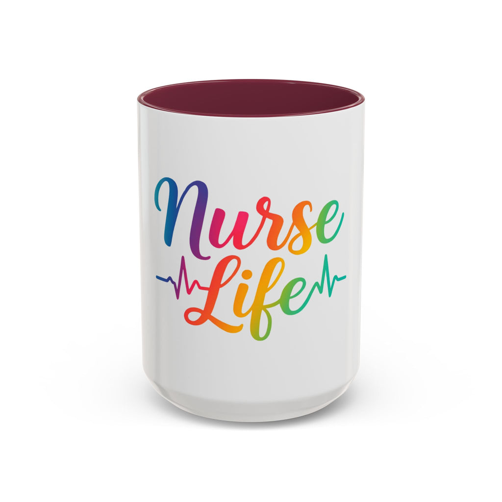 Nurse Life Rainbow Coffee Mug (11oz & 15oz)
