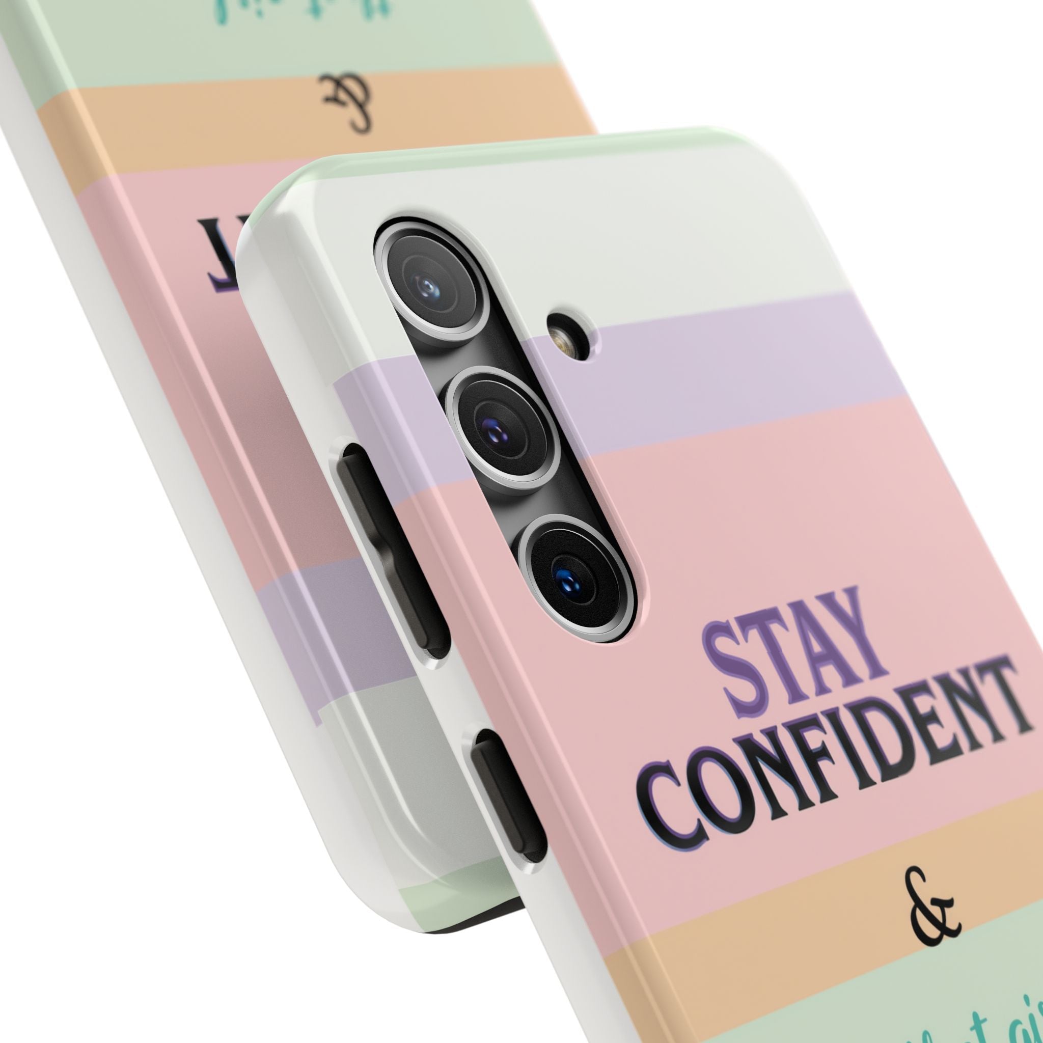 Stay Confident Tough Phone Case — That Girl / Girl Energy Pastel Protective Cover