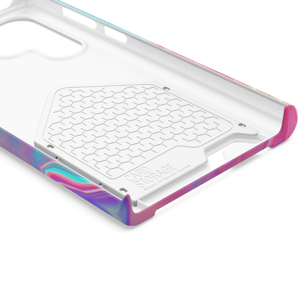 Pretty, Powerful and Paid Phone Card Case — Iridescent Cardholder Phone Case