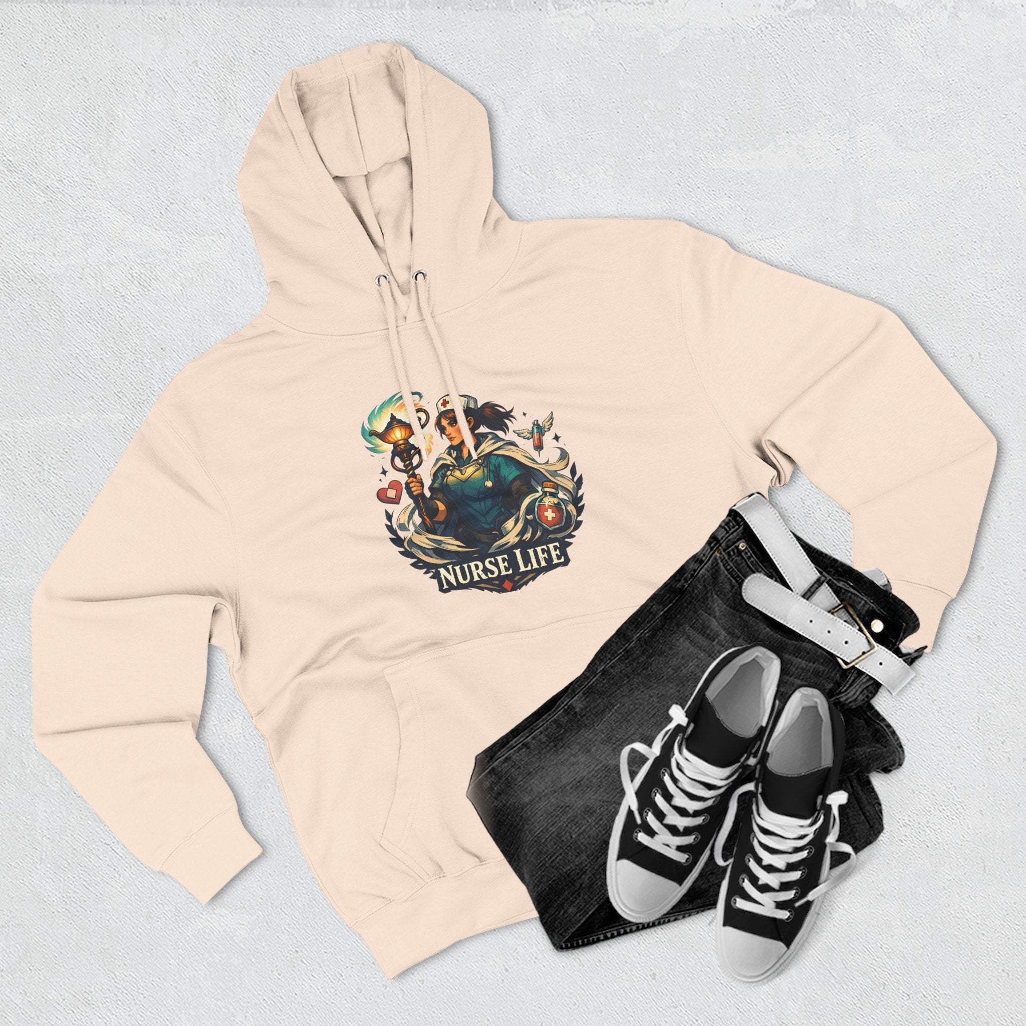 Nurse Life Rainbow Hoodie