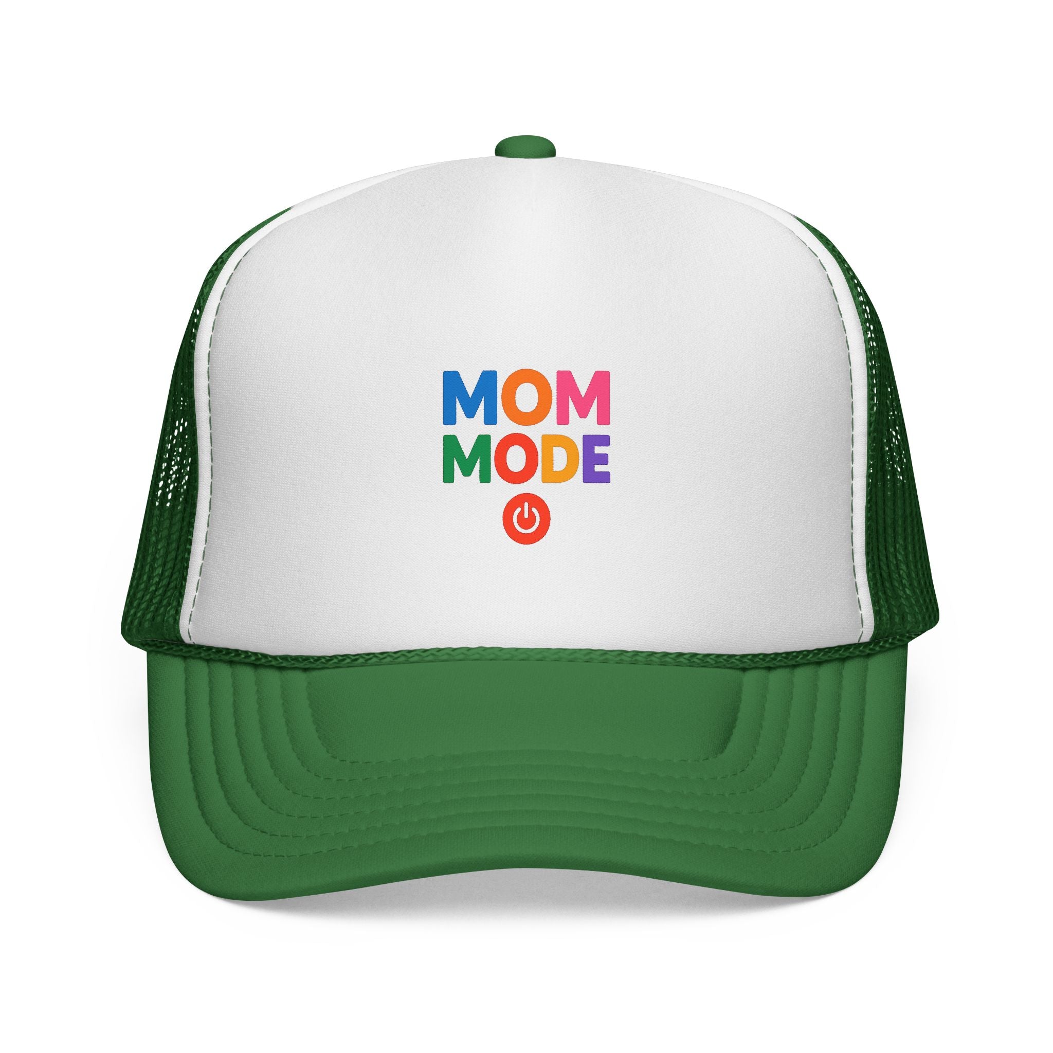 Mom Mode Trucker Cap — Colorful Playful Mom Hat