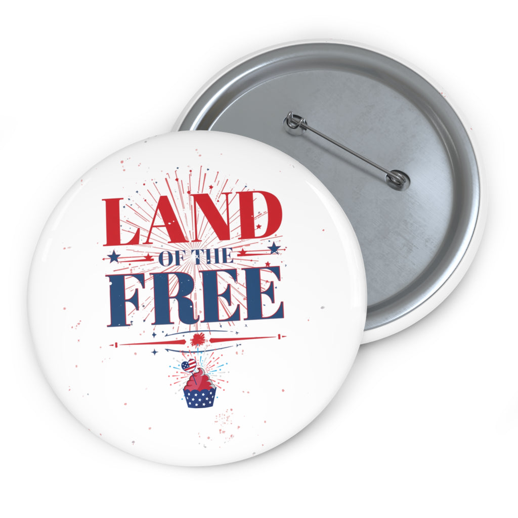 Freedom Looks Good on Us — Patriotic Pin Button