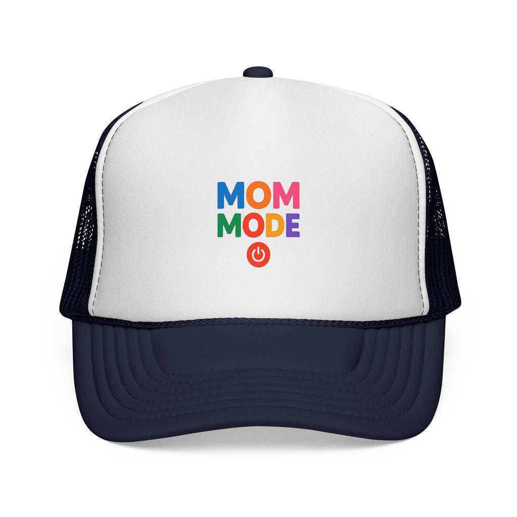 Mom Mode Trucker Cap — Colorful Playful Mom Hat