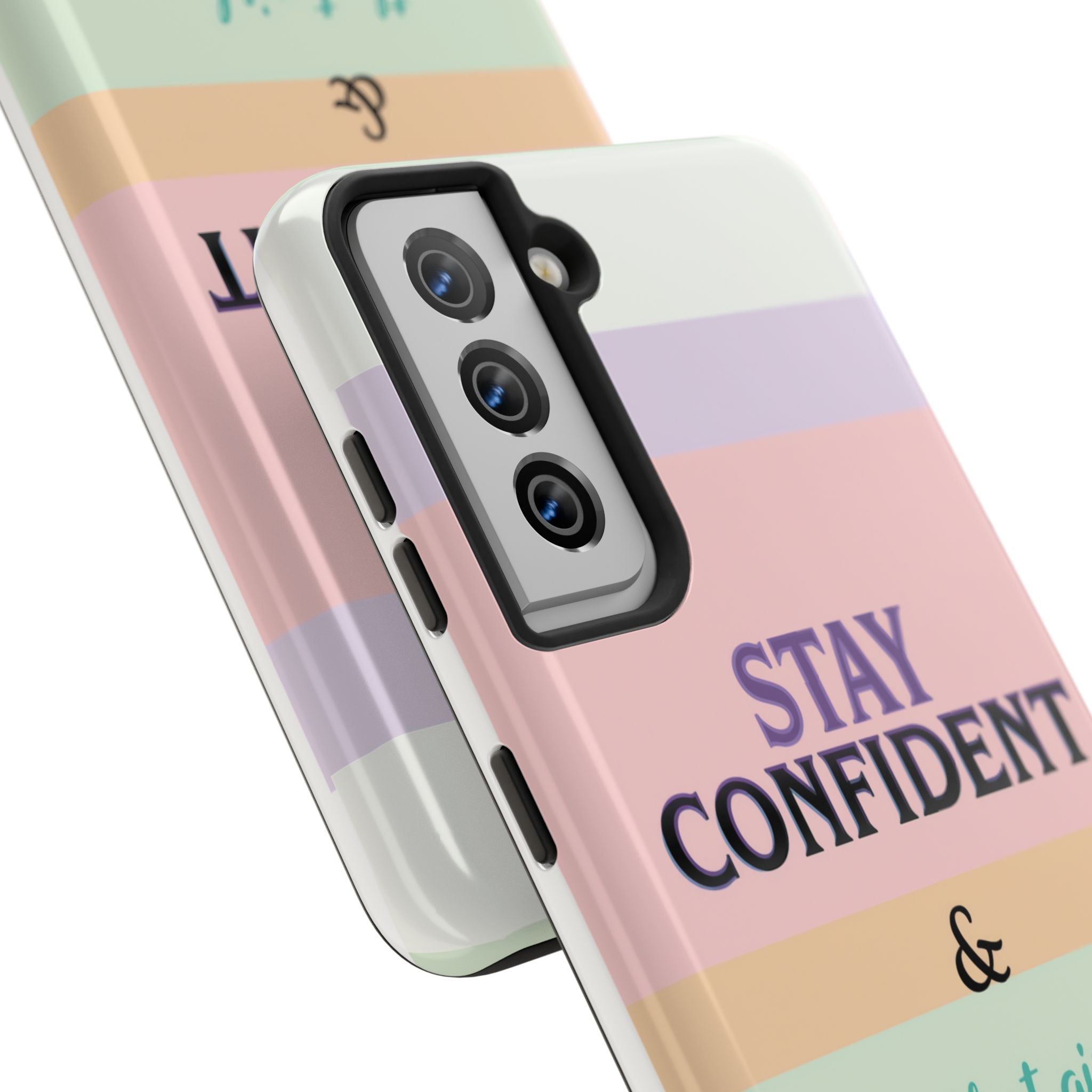 Stay Confident Tough Phone Case — That Girl / Girl Energy Pastel Protective Cover