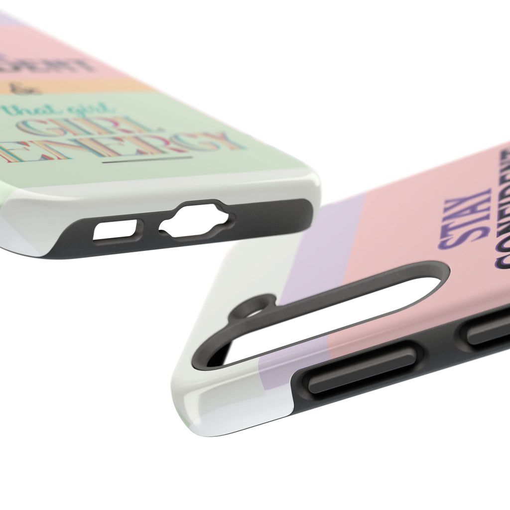 Stay Confident Tough Phone Case — That Girl / Girl Energy Pastel Protective Cover