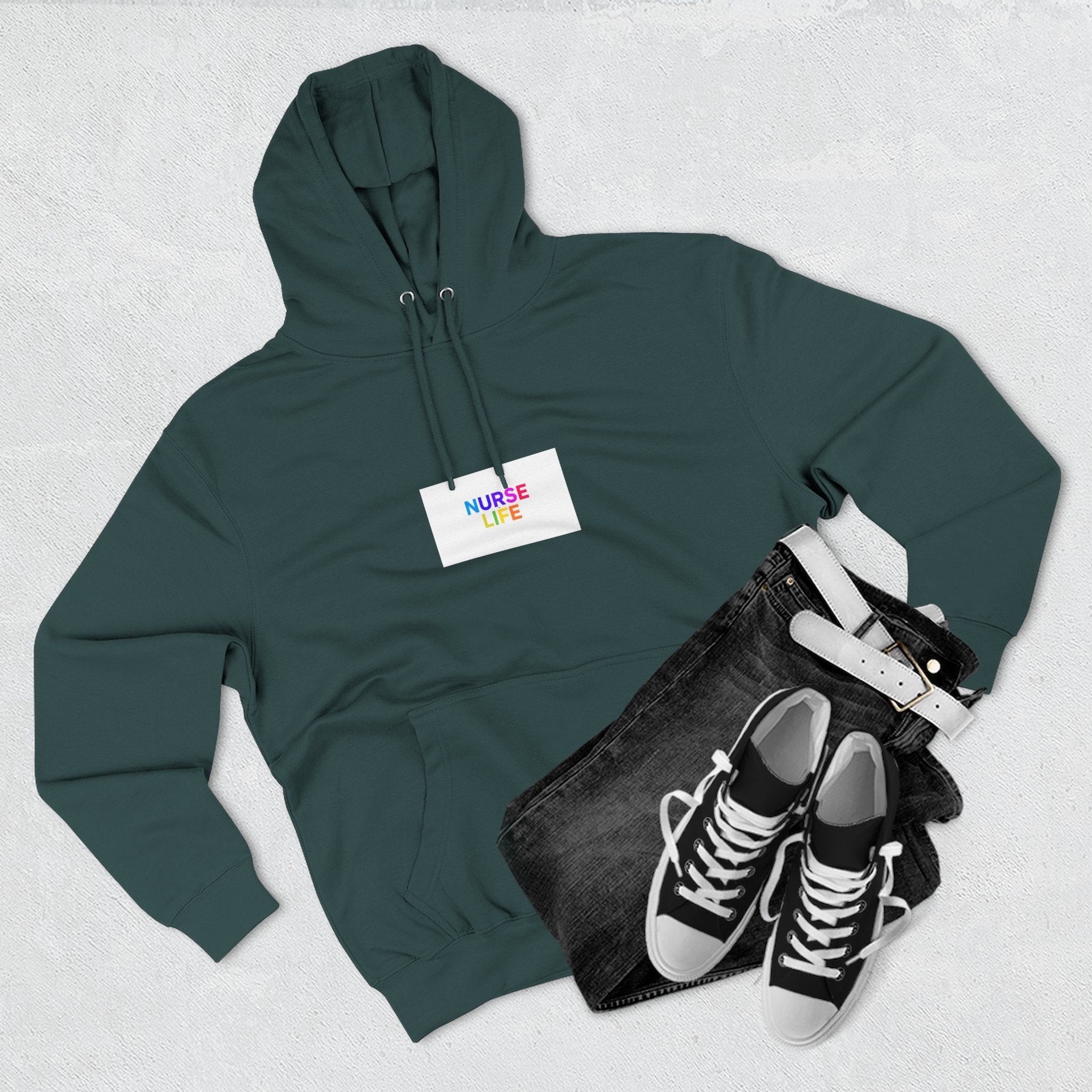 Nurse Life Rainbow Hoodie
