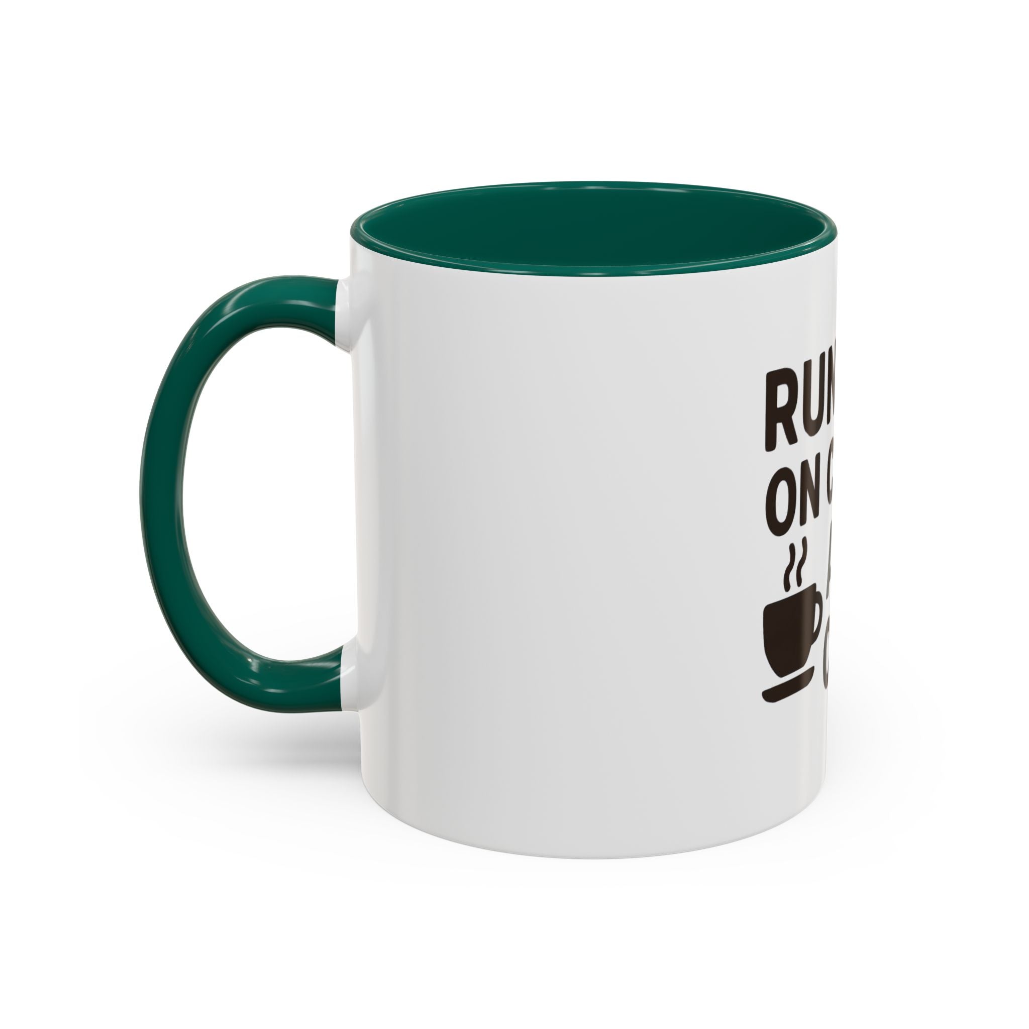 Running on Coffee and Chaos Mug (11oz/15oz) — Funny Coffee Cup for Busy Moms & Professionals