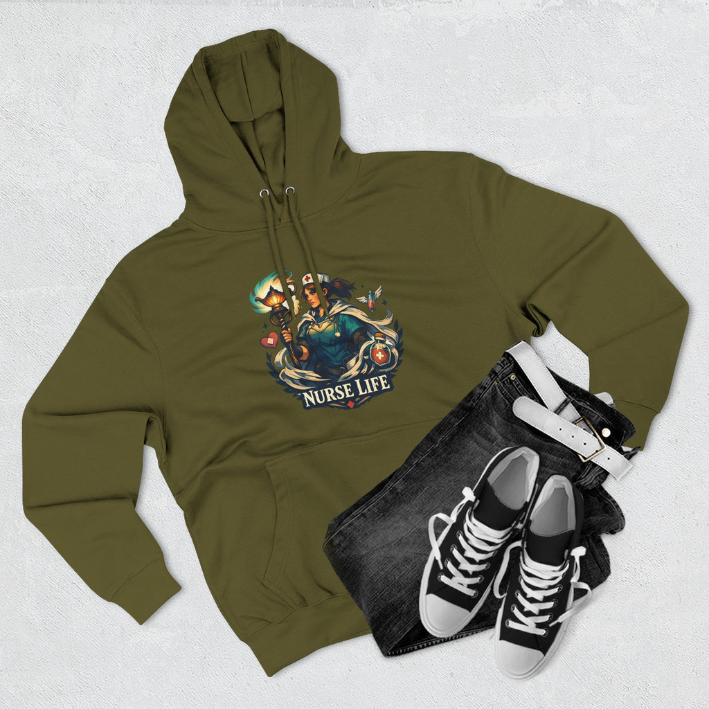 Nurse Life Rainbow Hoodie