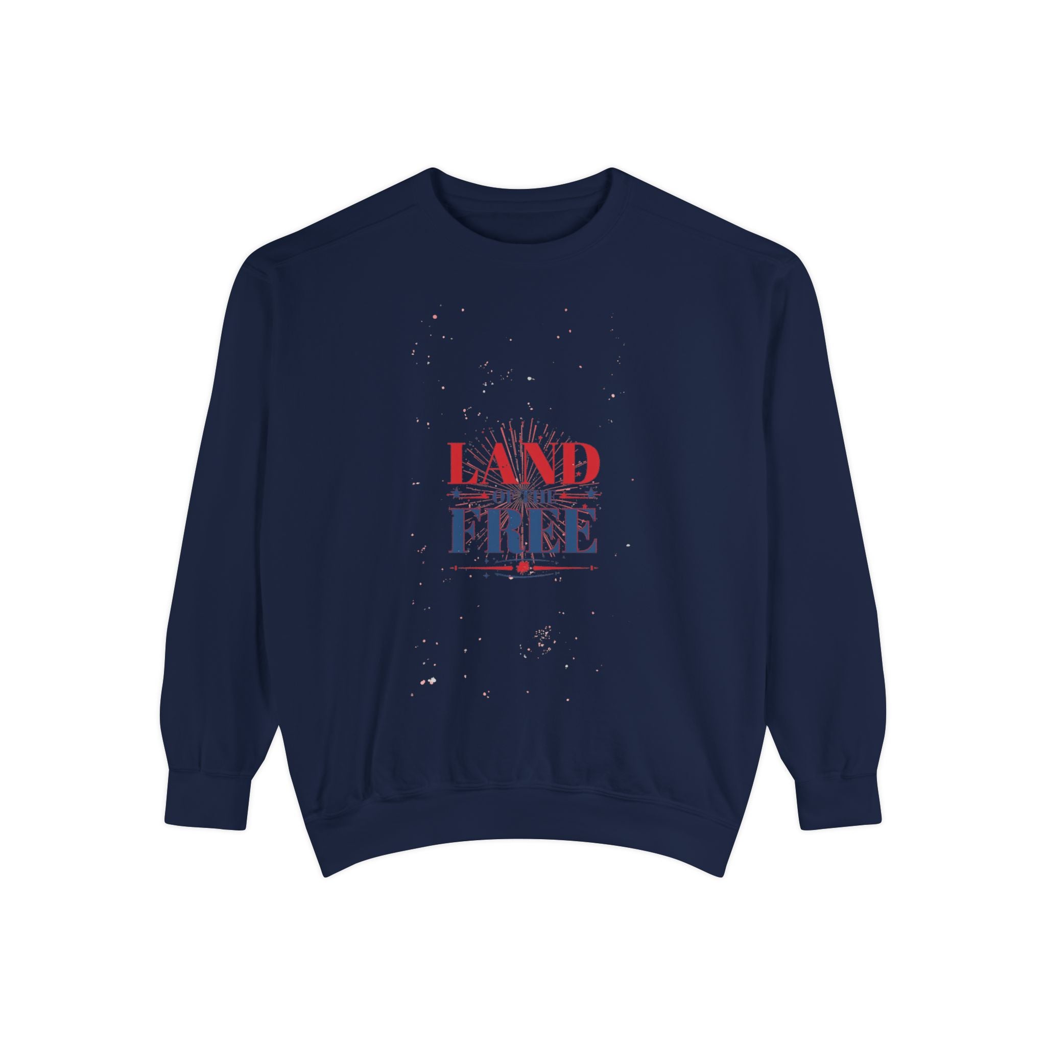 Land of the Free Sweatshirt — Patriotic 4th of July Crewneck