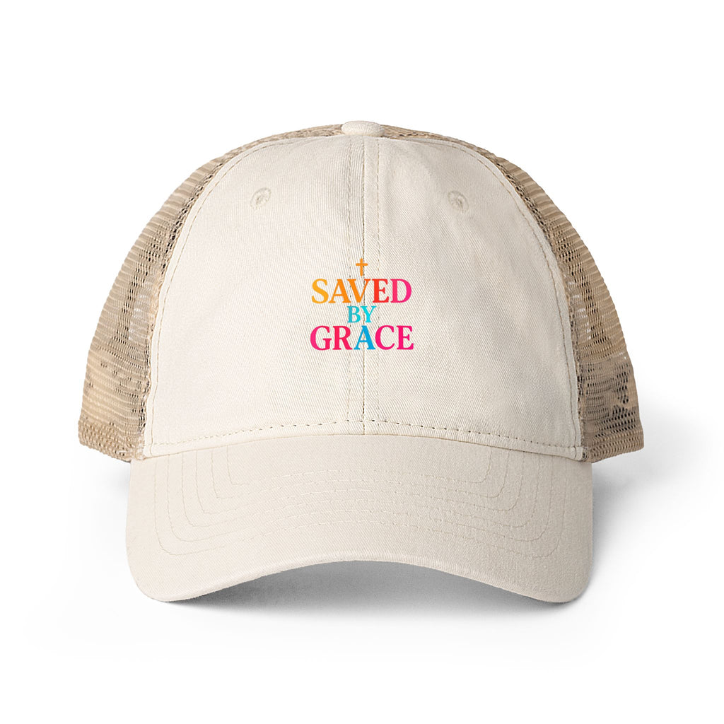 Women's Washed Mesh-Back Cap