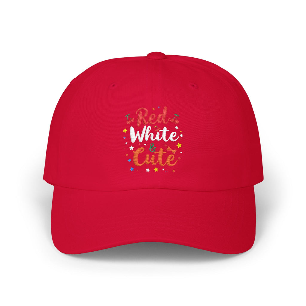 Dad Cap — "Freedom Looks On Us" Patriotic American Flag Baseball Hat