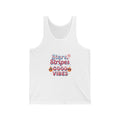 Red, White & Cute Tank Top — Patriotic 4th of July Graphic Tank