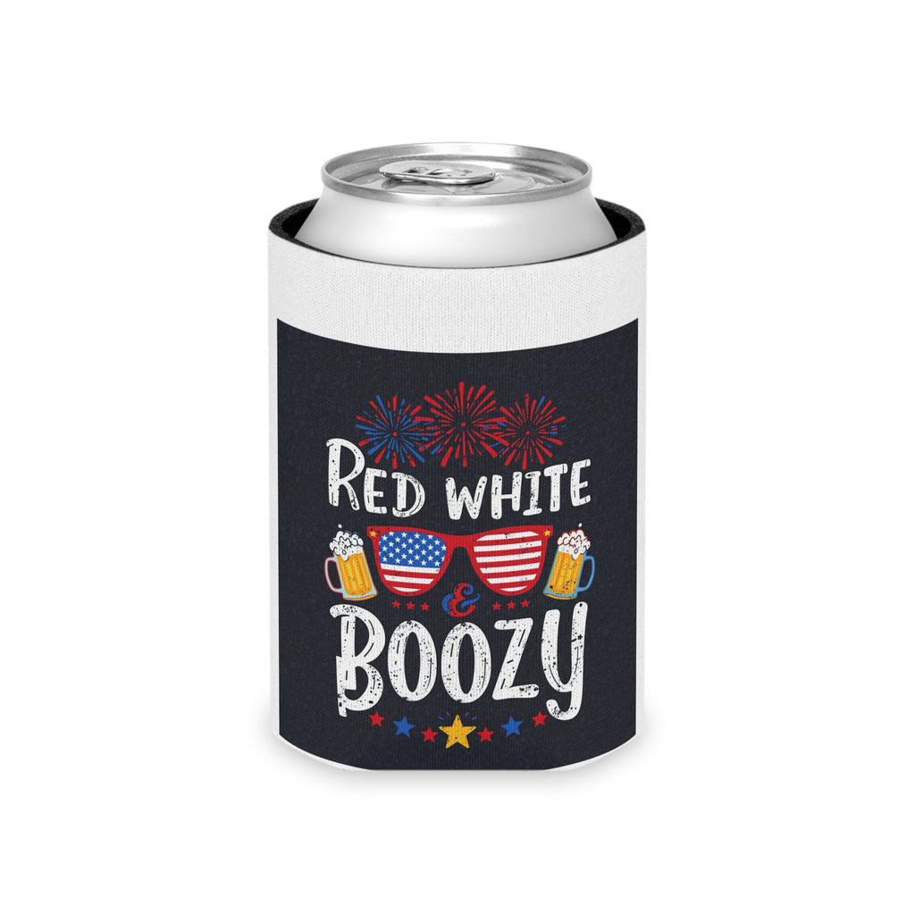 Party Like 1776 Can Cooler – Patriotic 4th of July Beer Koozie