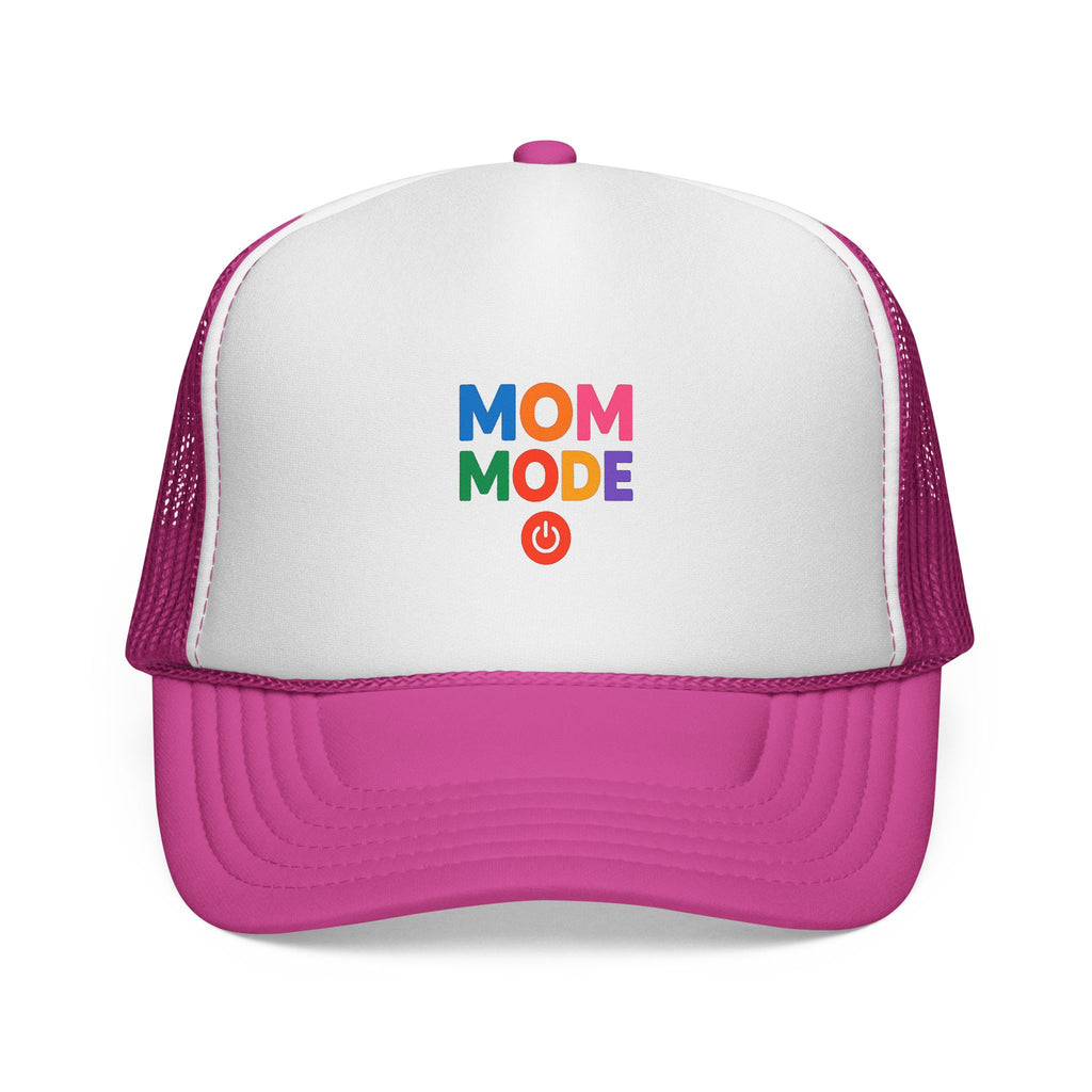 Mom Mode Trucker Cap — Colorful Playful Mom Hat