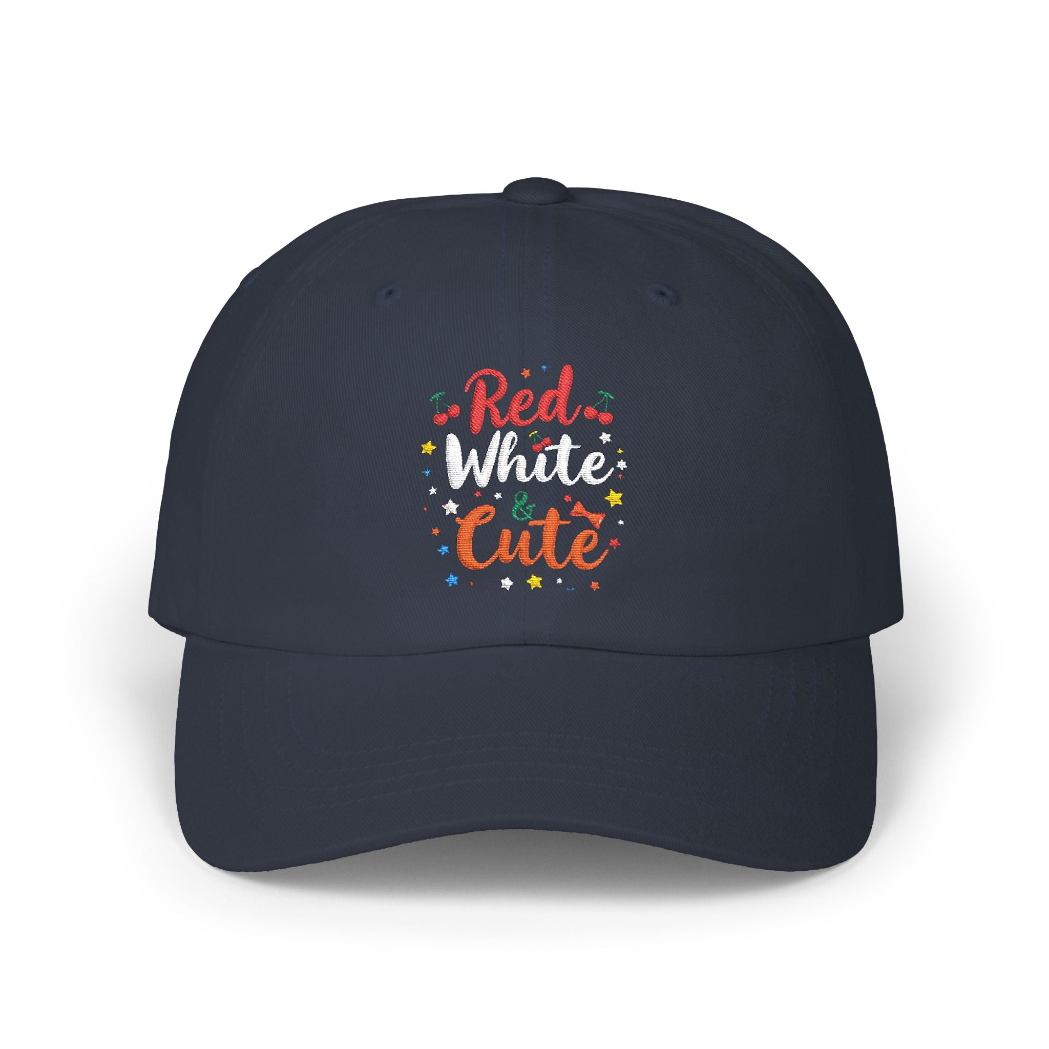Dad Cap — "Freedom Looks On Us" Patriotic American Flag Baseball Hat