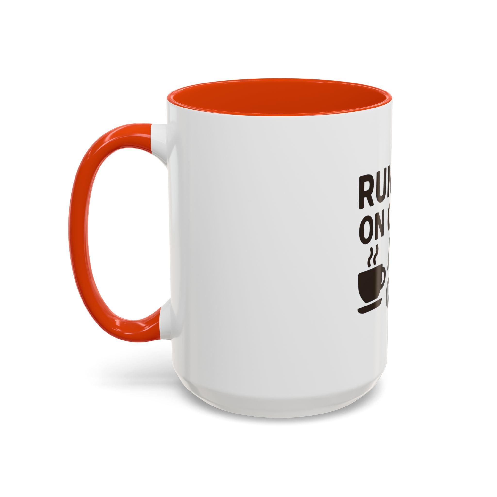 Running on Coffee and Chaos Mug (11oz/15oz) — Funny Coffee Cup for Busy Moms & Professionals