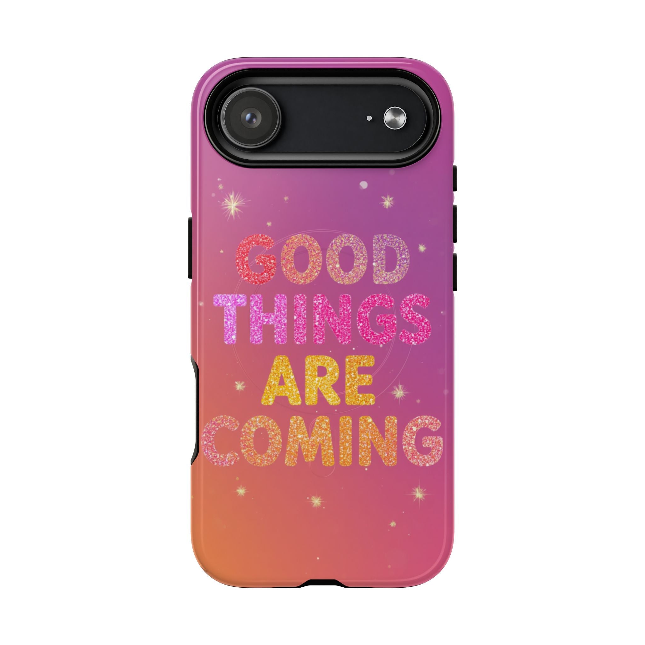 Phone Case — “Good Things Are Coming” Motivational Tough Magnetic Phone Case