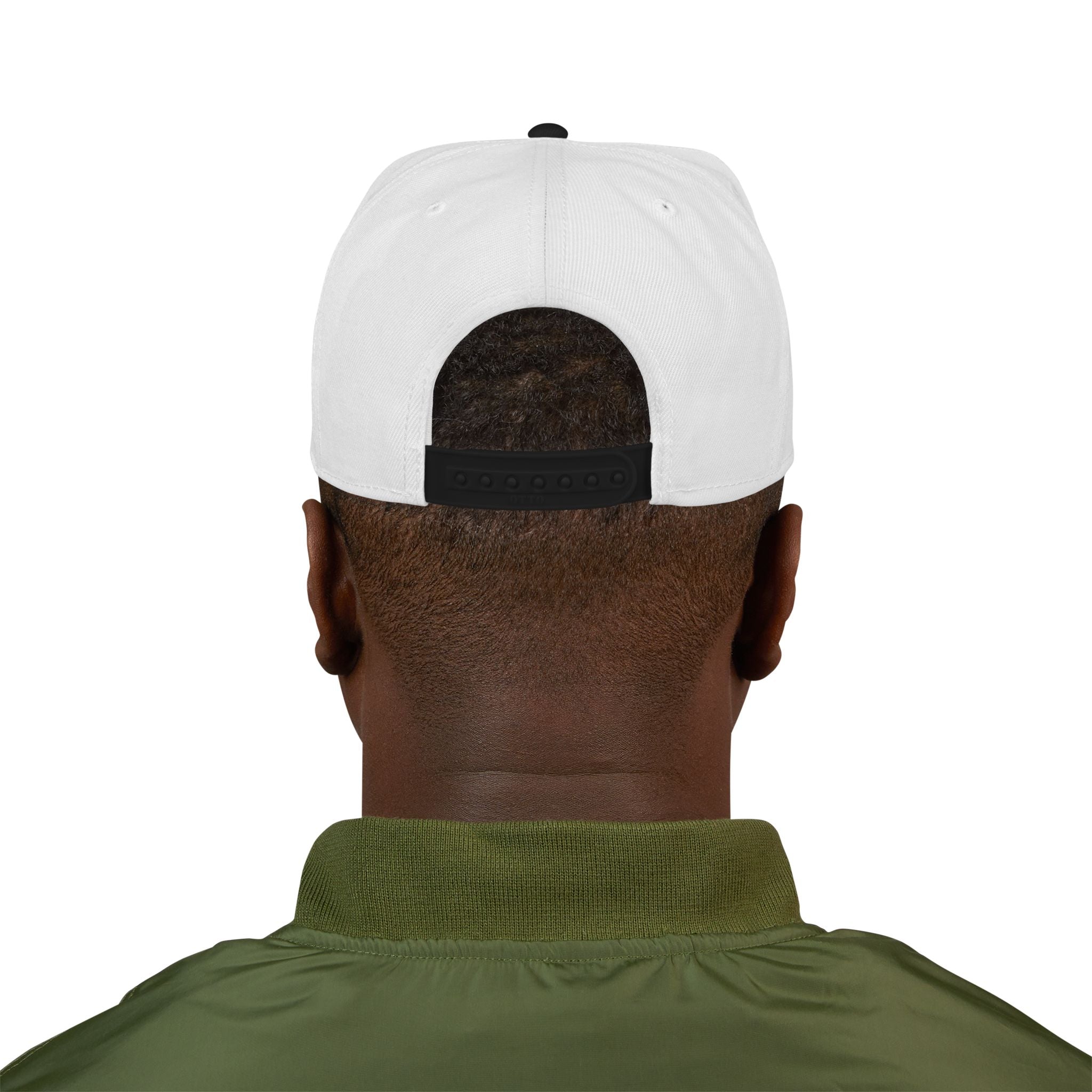 Embroidered Minimal Flag Snapback Hat