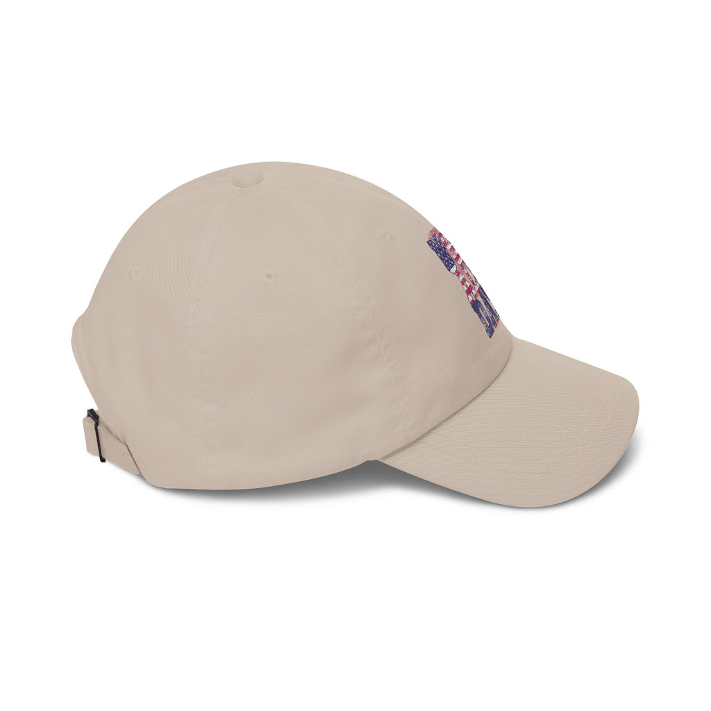 Dad Cap — "Freedom Looks On Us" Patriotic American Flag Baseball Hat