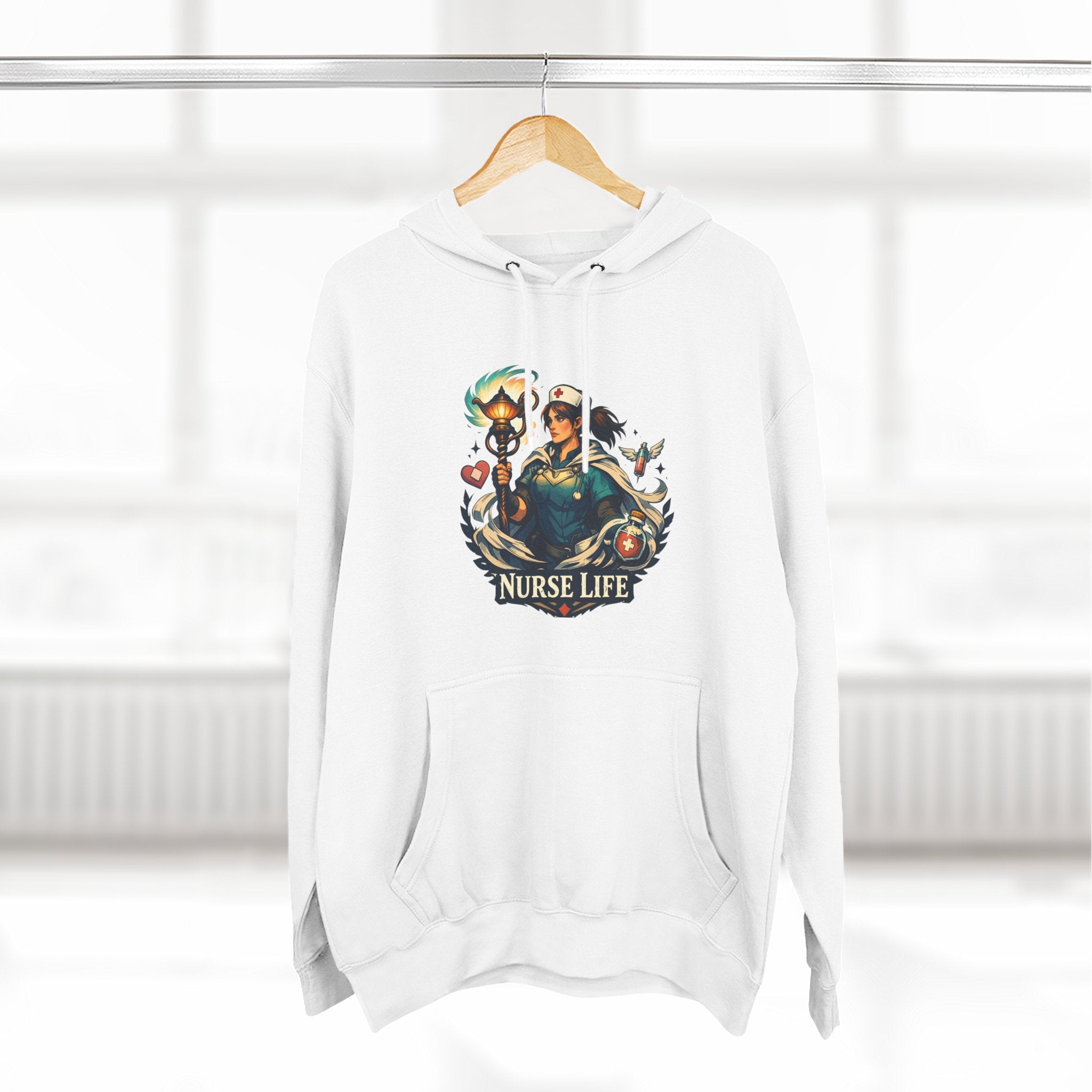 Nurse Life Rainbow Hoodie